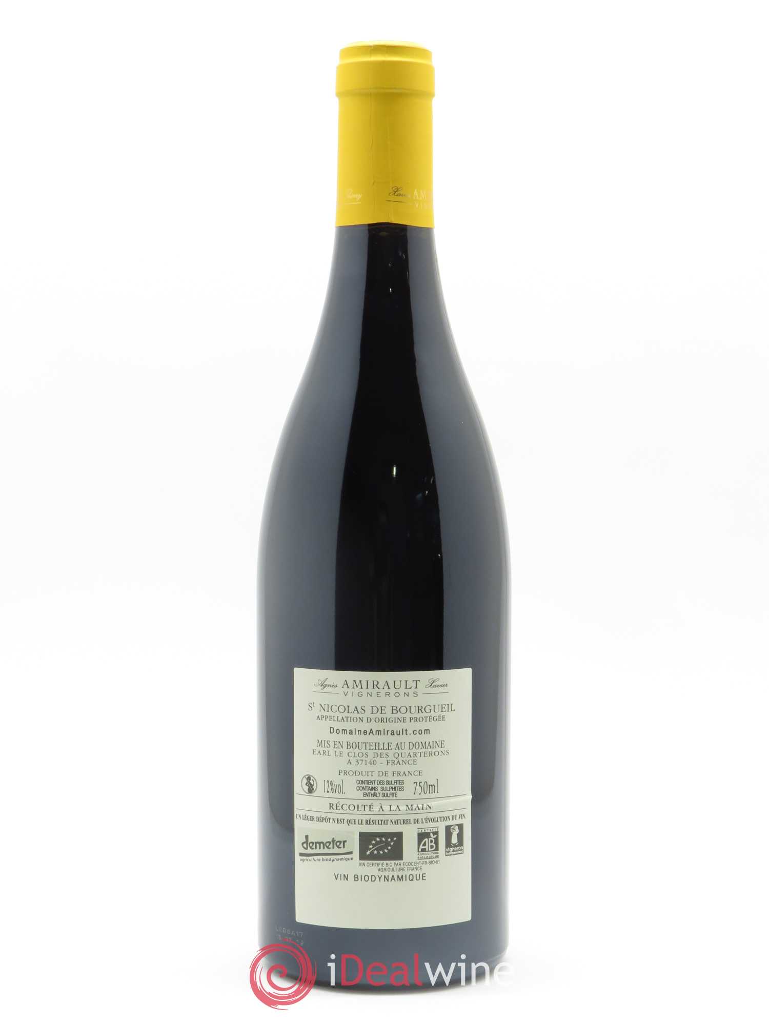 Saint-Nicolas de Bourgueil Les Gravilices Agnès et Xavier Amirault 2017 - Lot of 1 bottle - 1