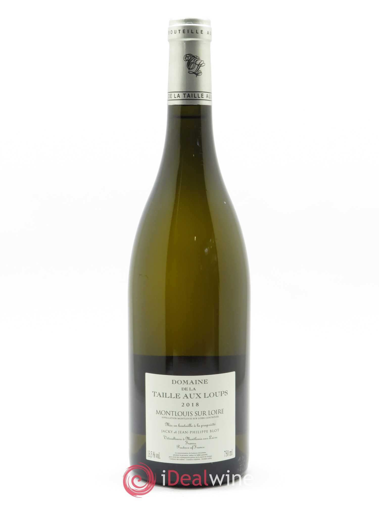 Montlouis-sur-Loire Les Hauts de Husseau La Taille aux Loups - Jacky Blot 2018 - Lot de 1 bouteille - 1