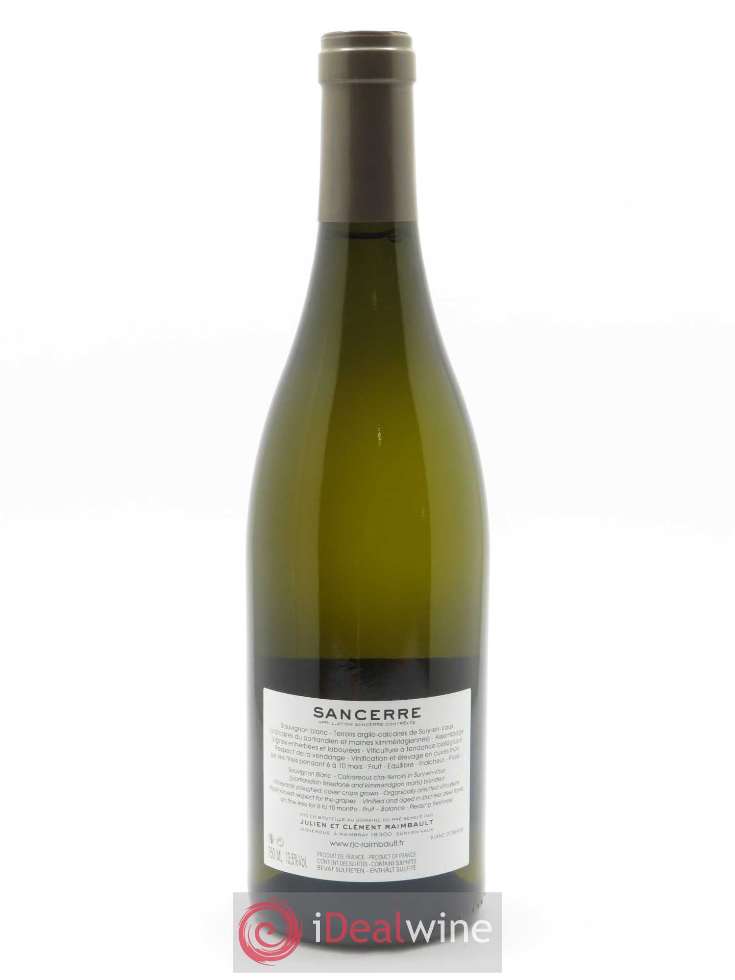 Sancerre Domaine Du Pré Semelé 2019 - Lot de 1 bouteille - 1