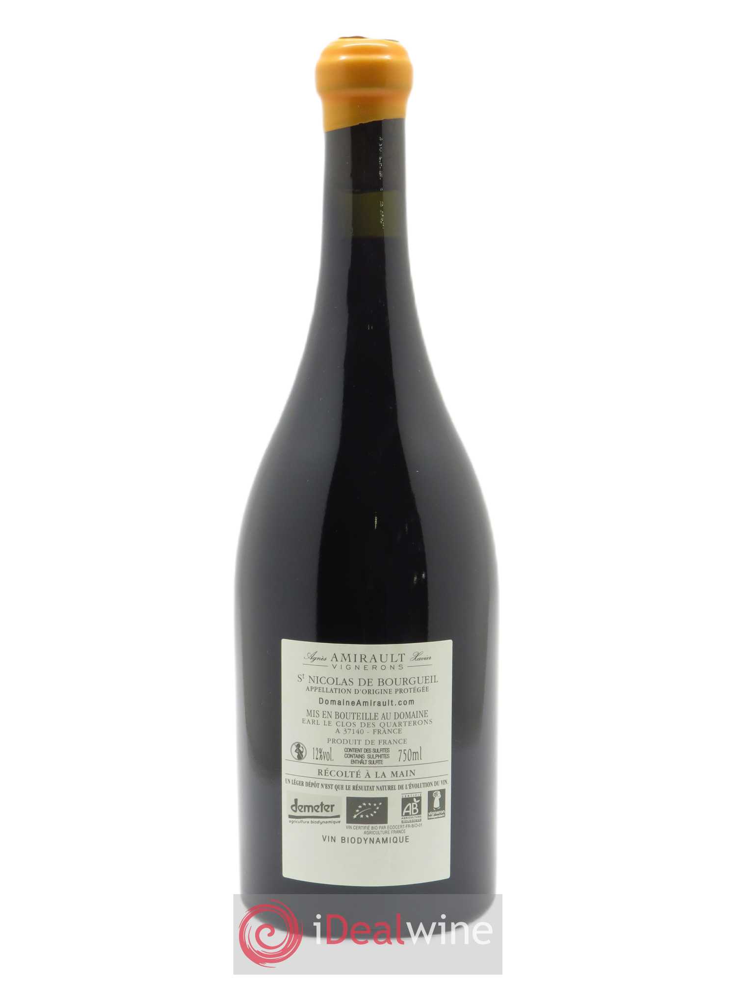 Saint-Nicolas de Bourgueil Le Fondis Agnès et Xavier Amirault 2017 - Lot of 1 bottle - 1