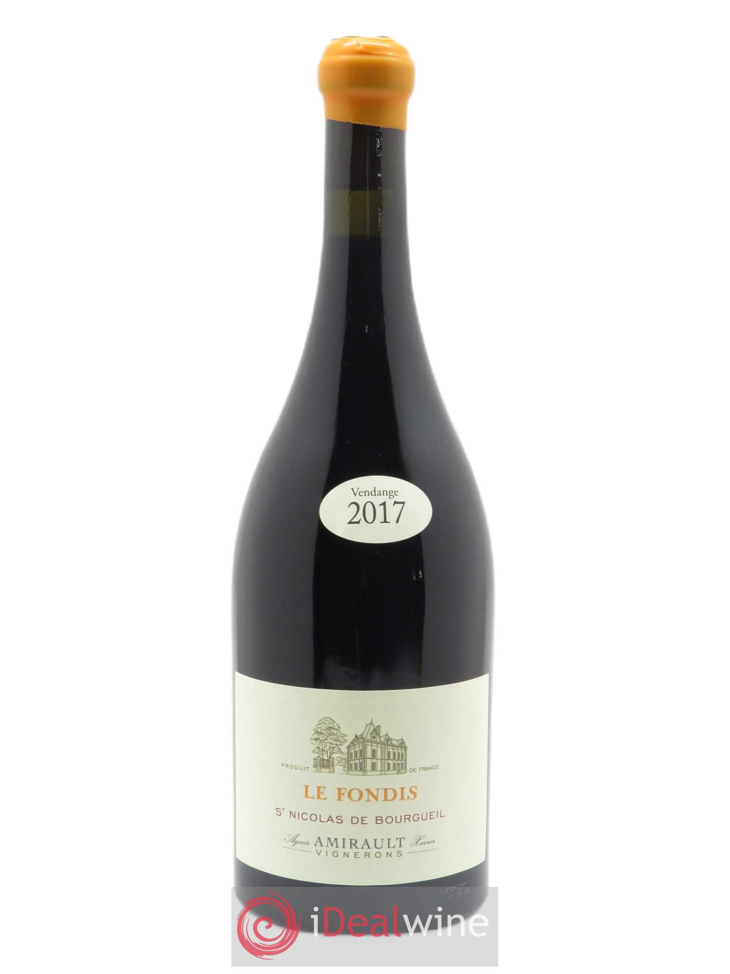 Saint-Nicolas de Bourgueil Le Fondis Agnès et Xavier Amirault 2017 - Lot of 1 bottle - 0