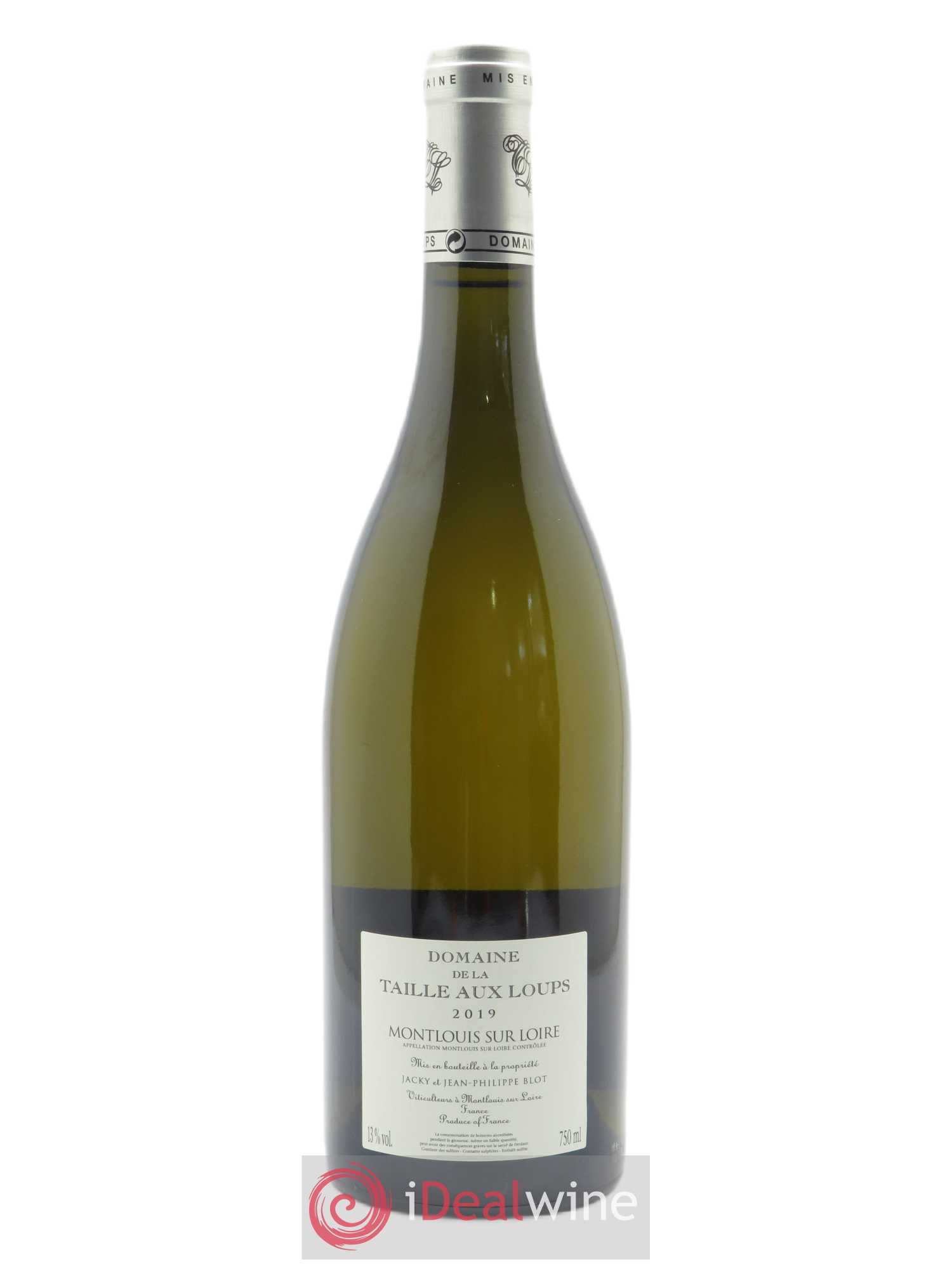 Montlouis-sur-Loire Les Hauts de Husseau La Taille aux Loups - Jacky Blot 2019 - Lot de 1 bouteille - 1