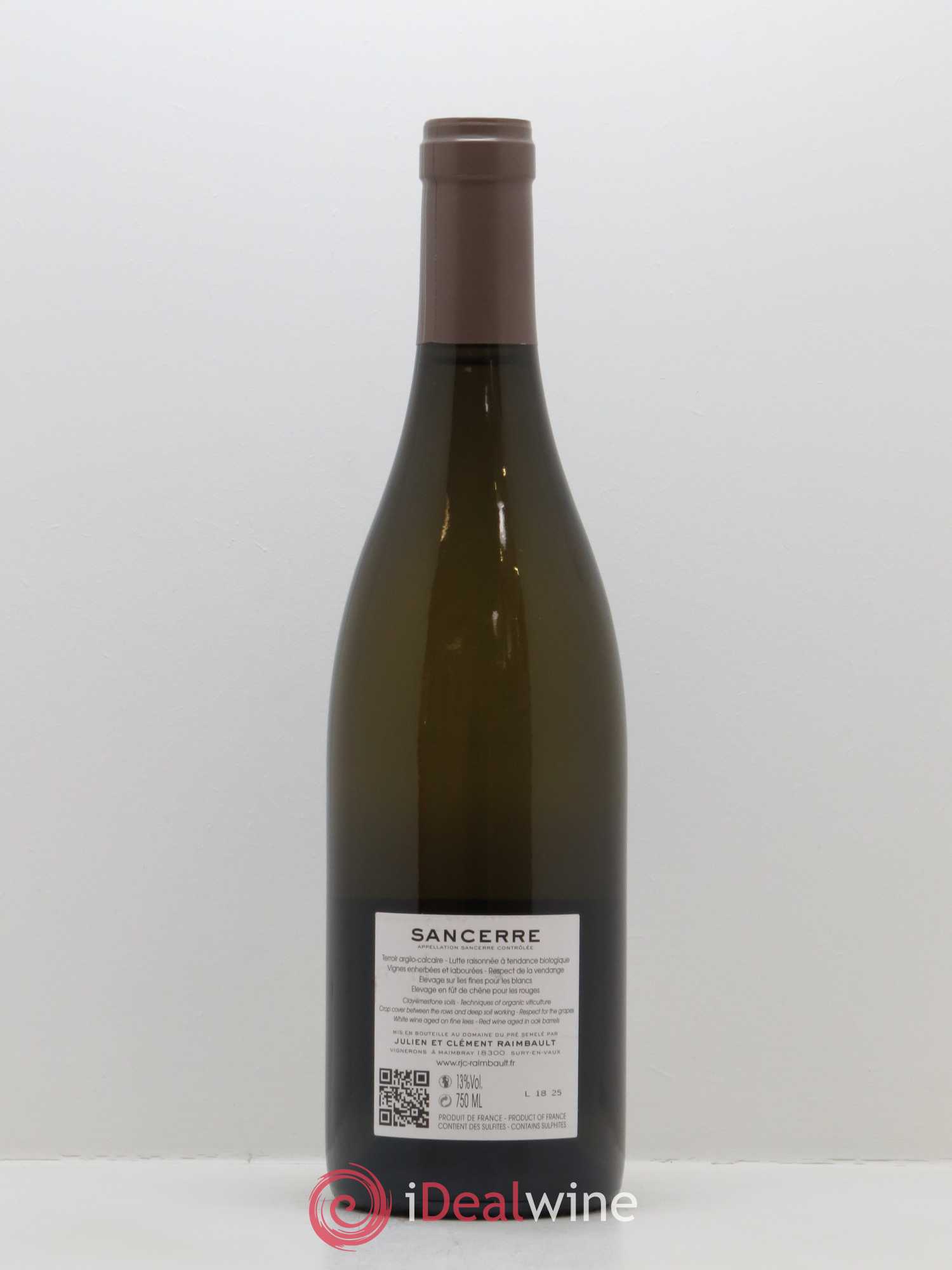 Sancerre Zeste Domaine Du Pré Semelé 2016 - Lot de 1 bouteille - 1