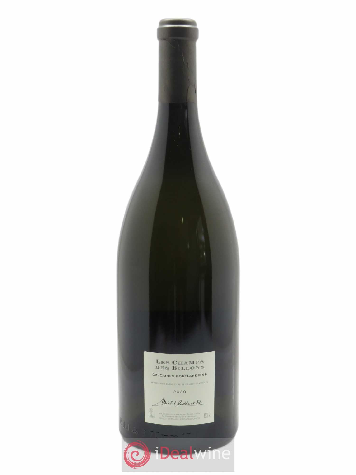 Pouilly-Fumé Les Champs Billons Michel Redde & Fils  2020 - Lot of 1 magnum - 1