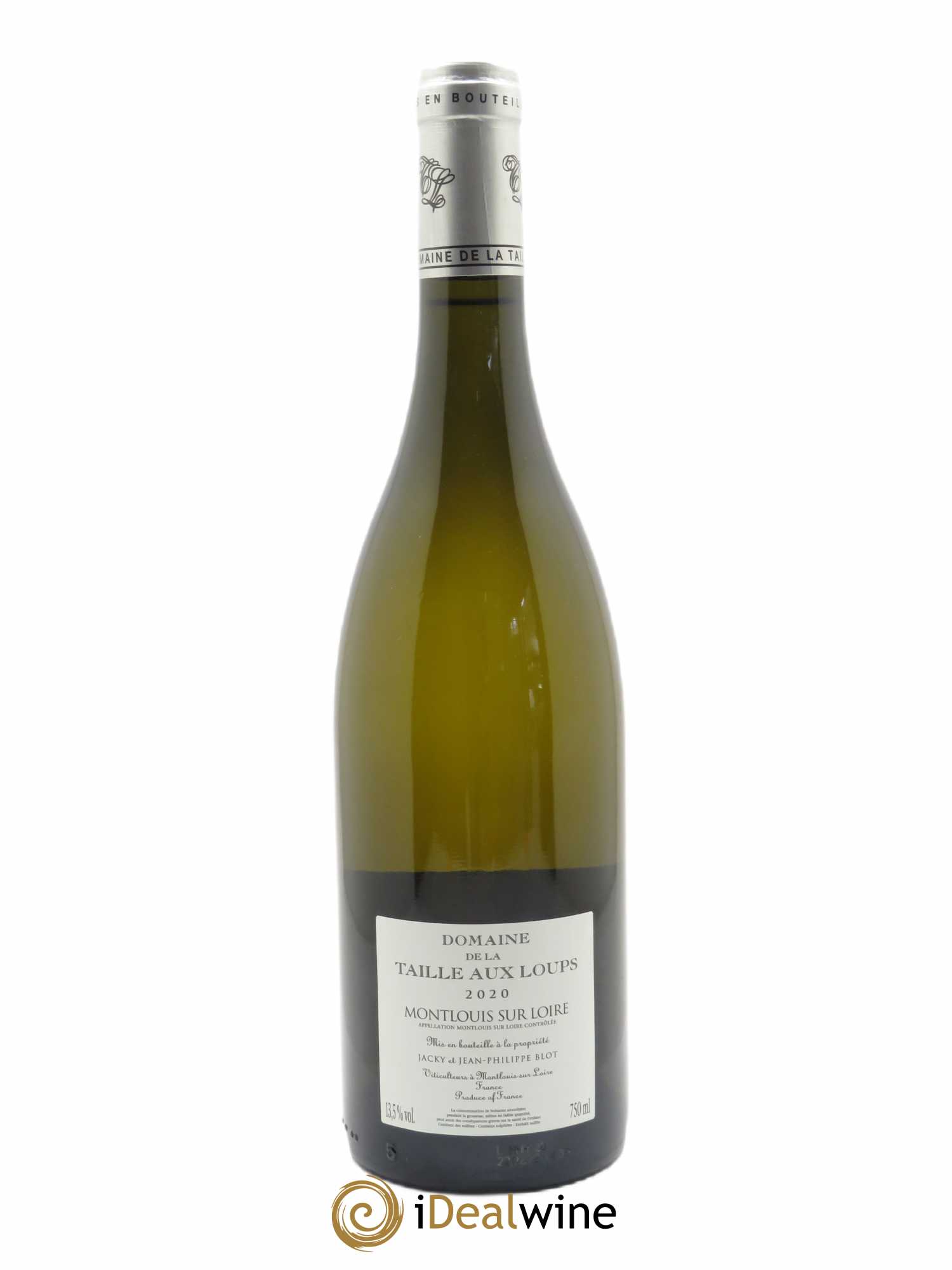 Montlouis-sur-Loire Les Hauts de Husseau La Taille aux Loups - Jacky Blot 2020 - Lot de 1 bouteille - 1
