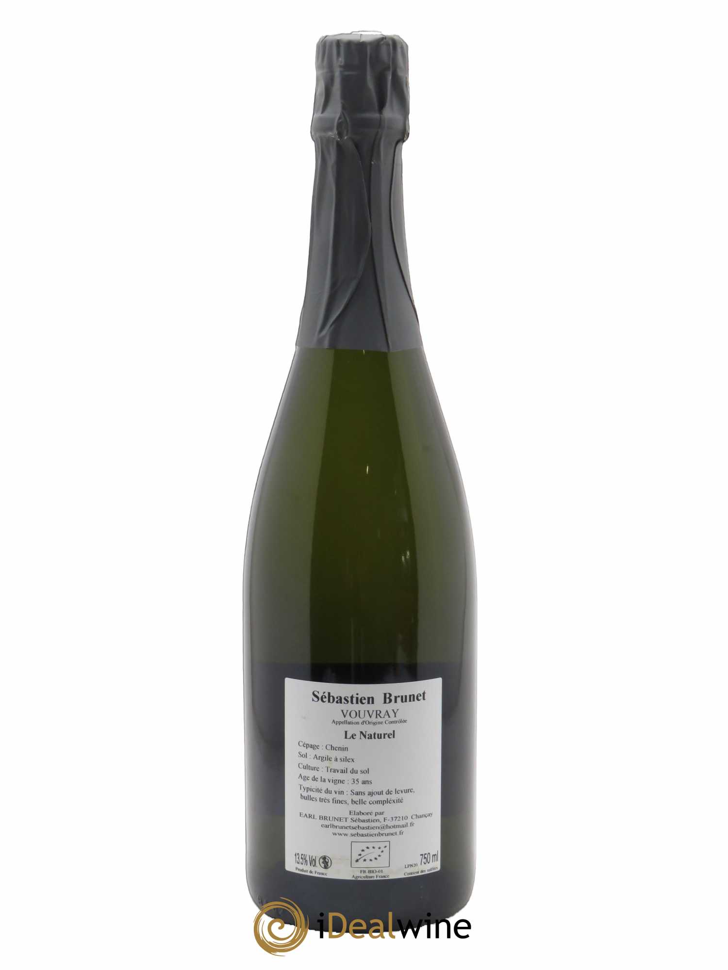 Vouvray Le Naturel Sébastien Brunet (Domaine) - Lot of 1 bottle - 2