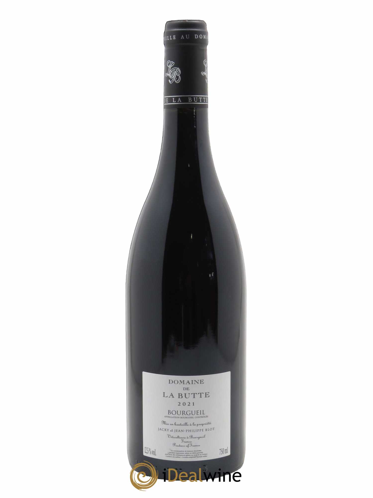 Bourgueil Le Pied de la Butte Domaine de La Butte - Jacky Blot 2021 - Lot of 1 bottle - 1