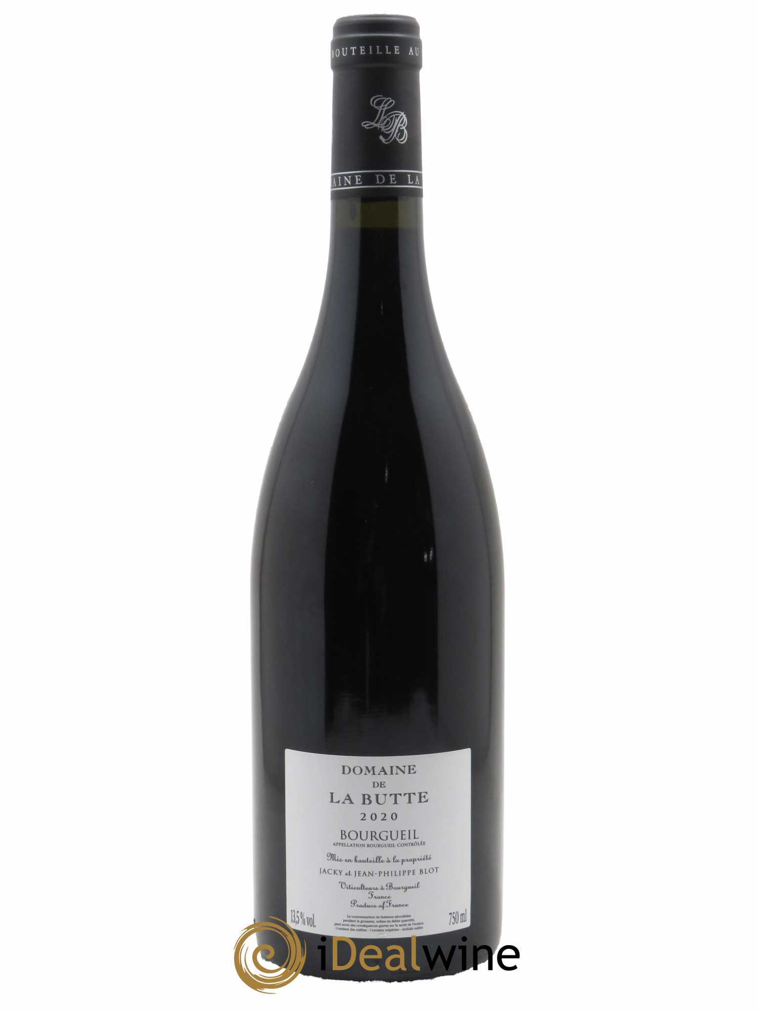 Bourgueil Perrières Domaine de La Butte - Jacky Blot 2020 - Lot of 1 bottle - 1