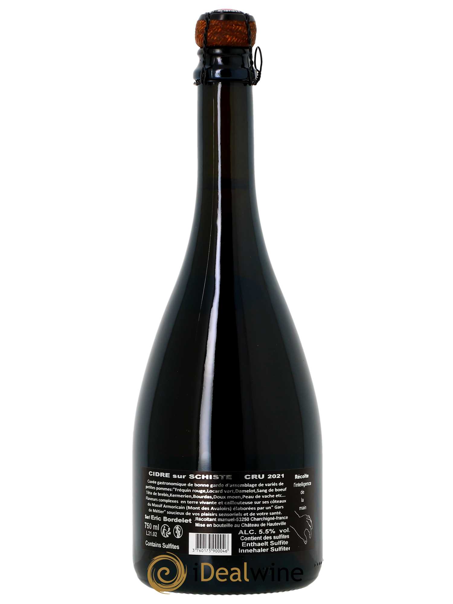 Mayenne Cidre Sydre Argelette Eric Bordelet 2021 - Lot of 1 bottle - 1