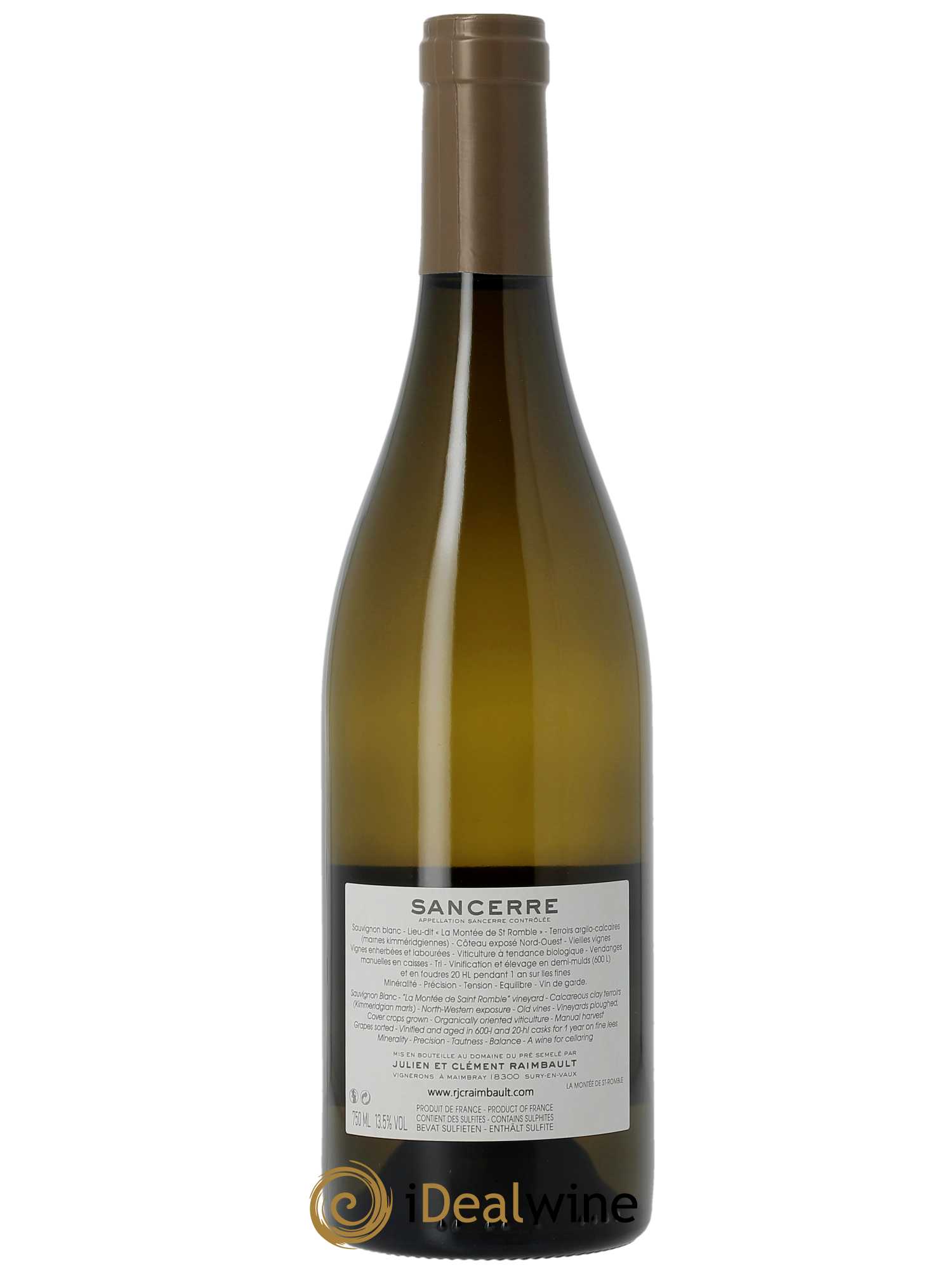 Sancerre La Montée de Saint Romble Domaine Du Pré Semelé 2020 - Lot de 1 bouteille - 1