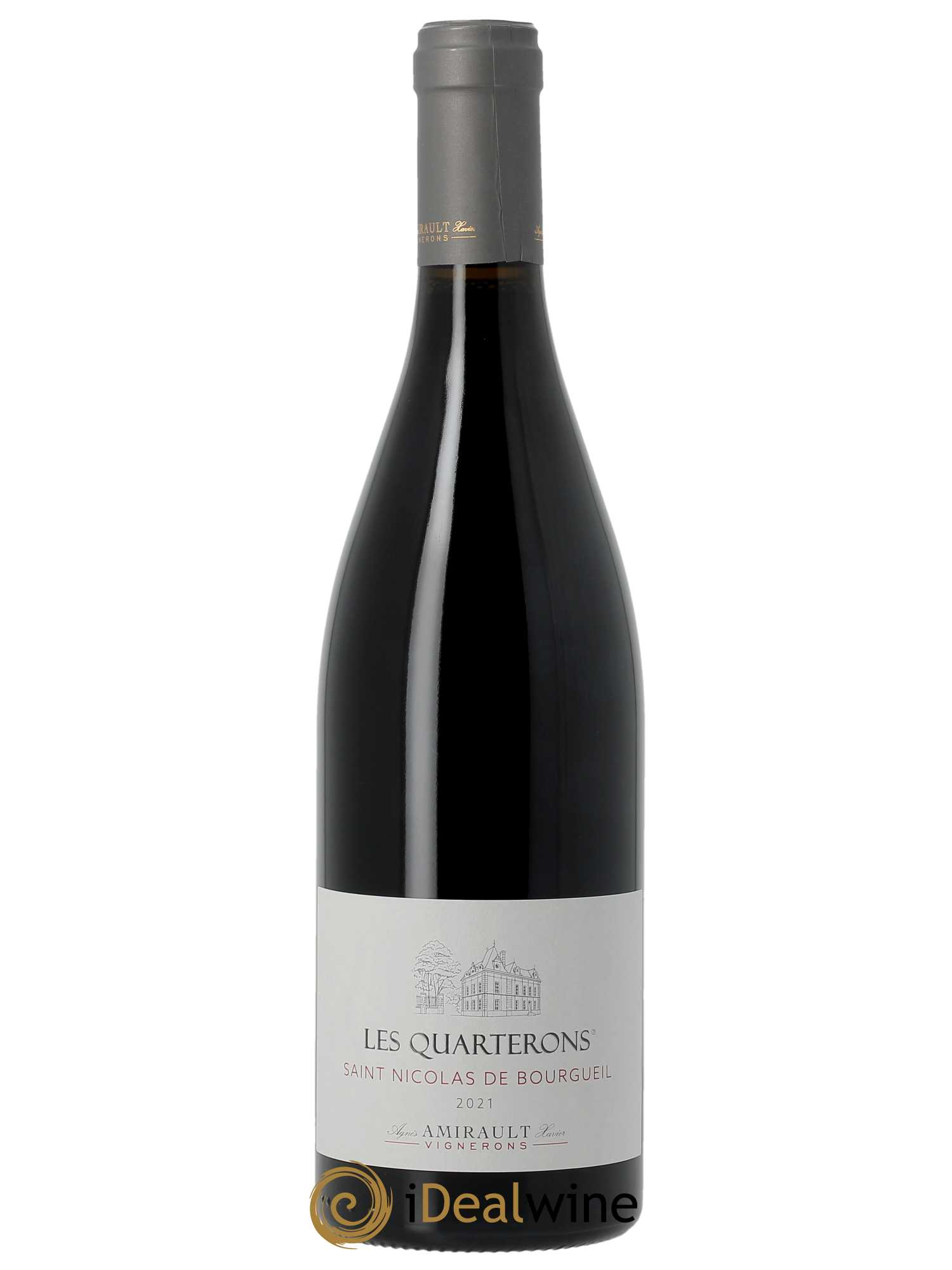 Saint-Nicolas de Bourgueil Les Quarterons Agnès et Xavier Amirault 2021 - Lotto di 1 bottiglia - 0