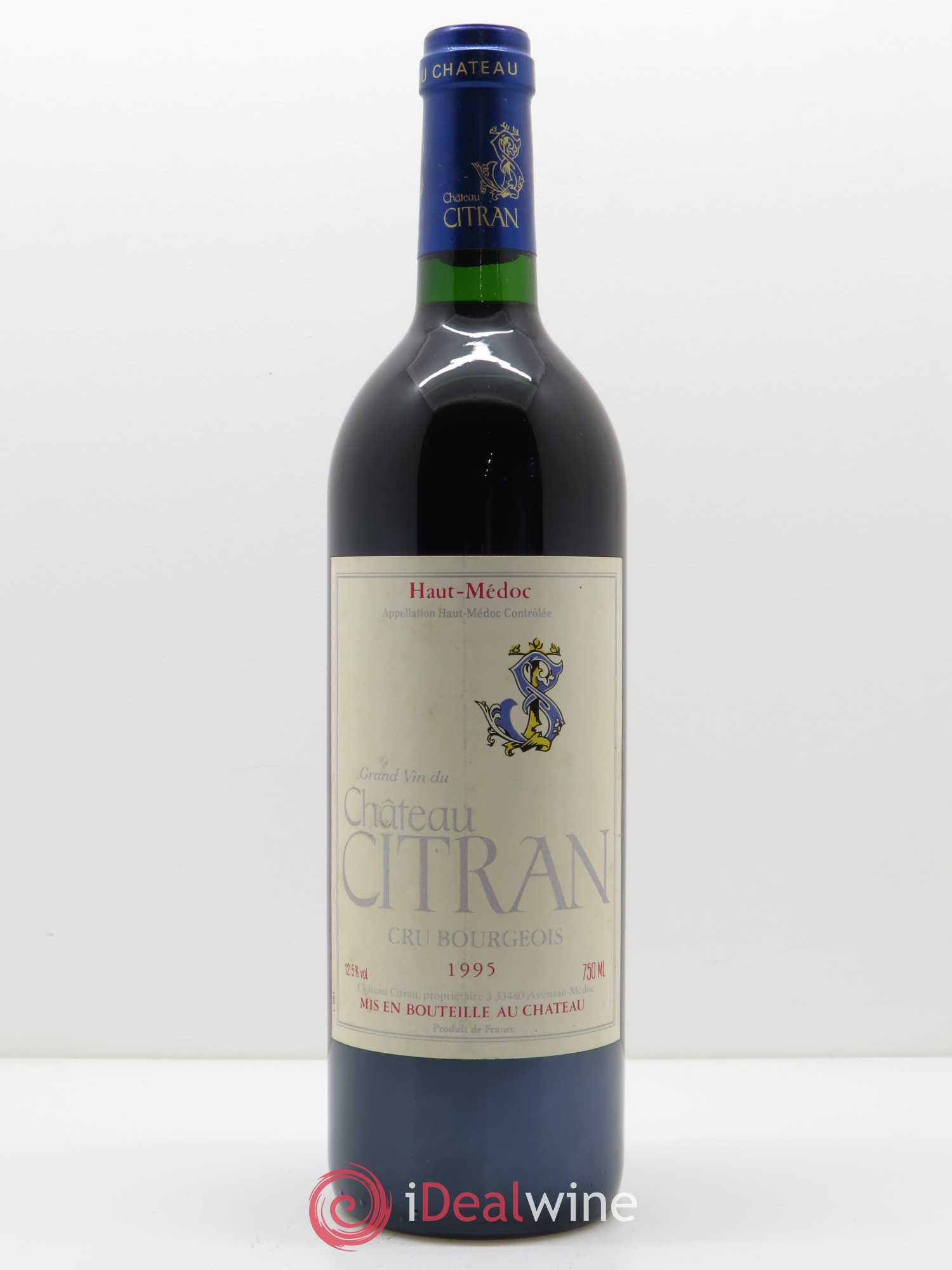 Château Citran Cru Bourgeois 1995 - Lot de 1 bouteille - 0