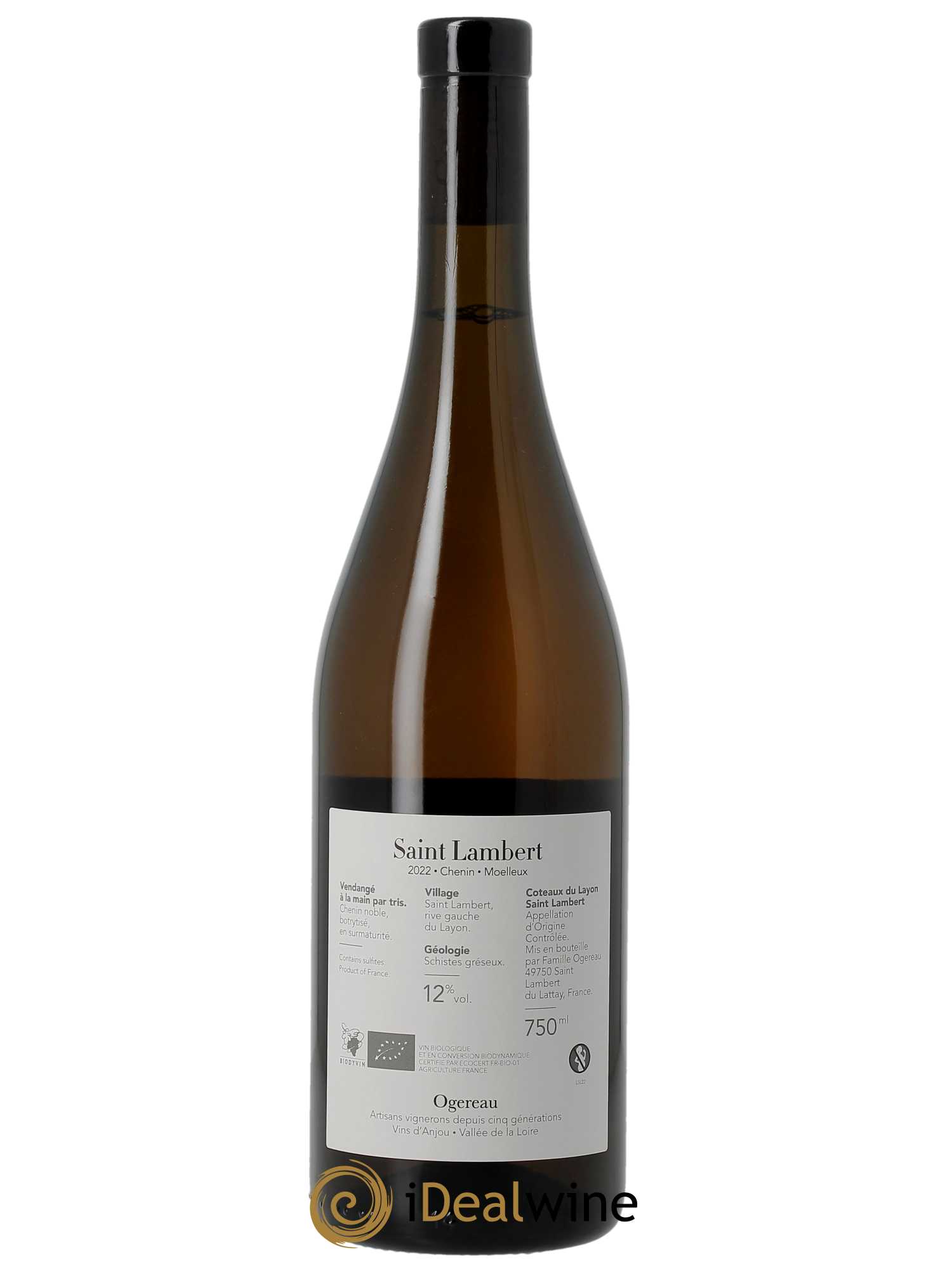 Coteaux du Layon Saint Lambert Domaine Ogereau 2022 - Lot of 1 bottle - 1