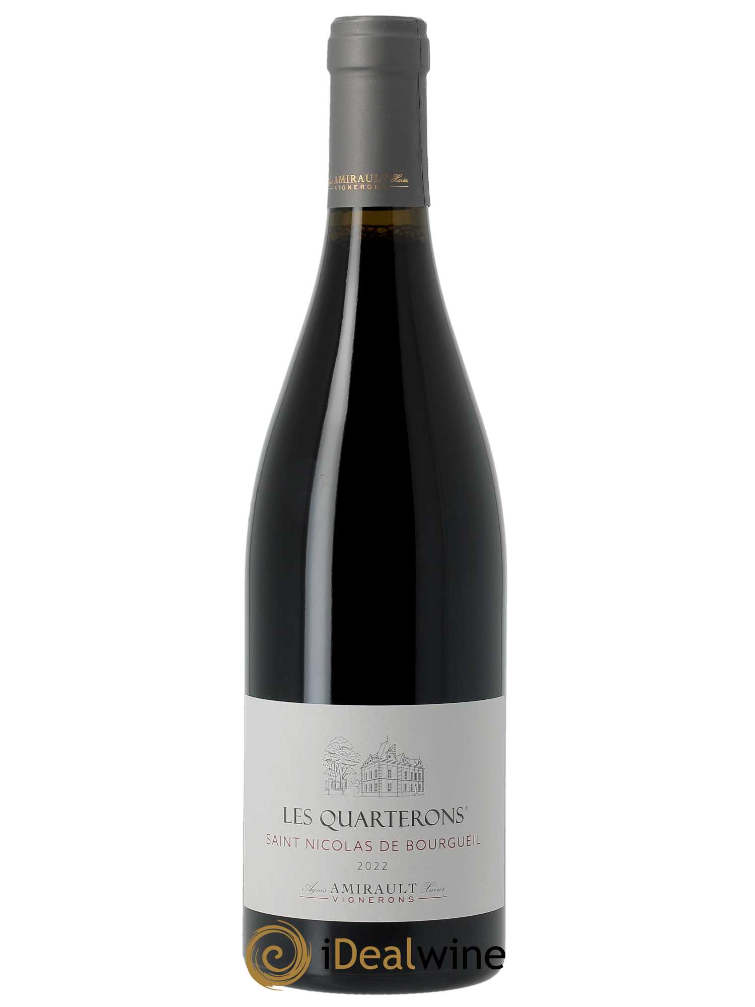 Saint-Nicolas de Bourgueil Les Quarterons Agnès et Xavier Amirault 2022 - Lot of 1 bottle - 0