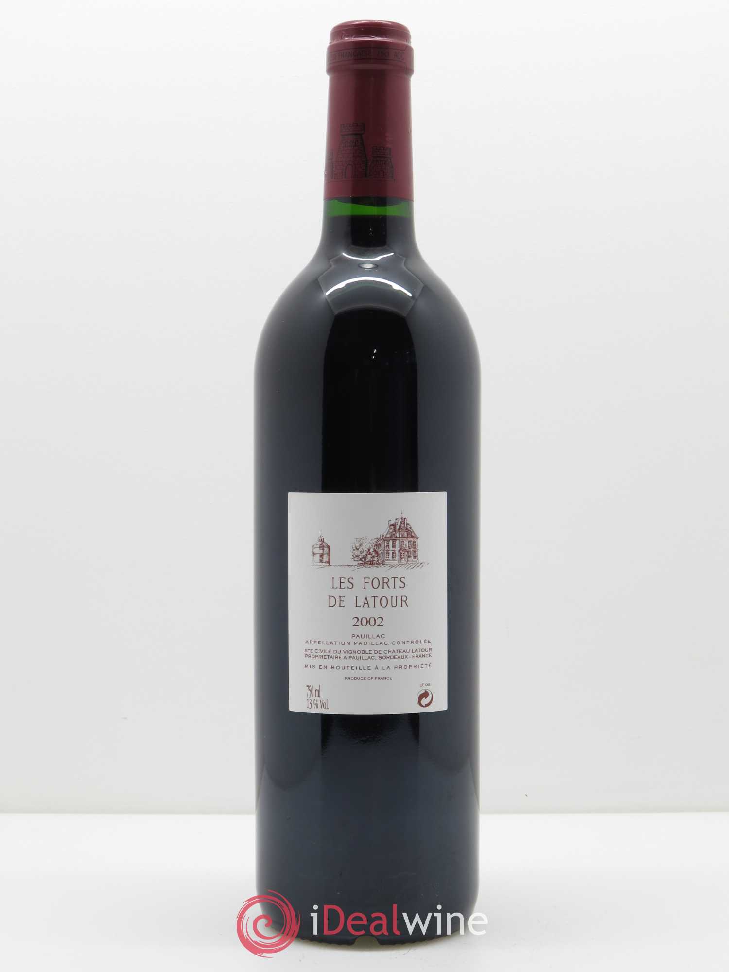 Les Forts de Latour Second Vin 2002 - Lot de 1 bouteille - 1