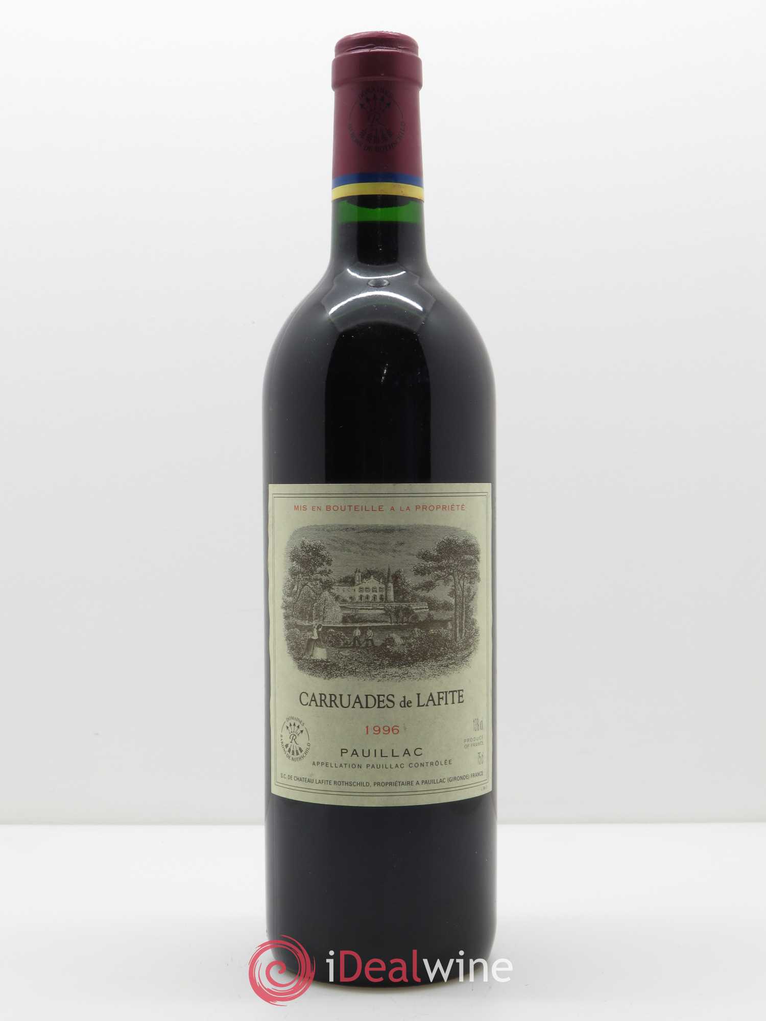 Carruades de Lafite Rothschild Second Vin 1996 - Lot de 1 bouteille - 0