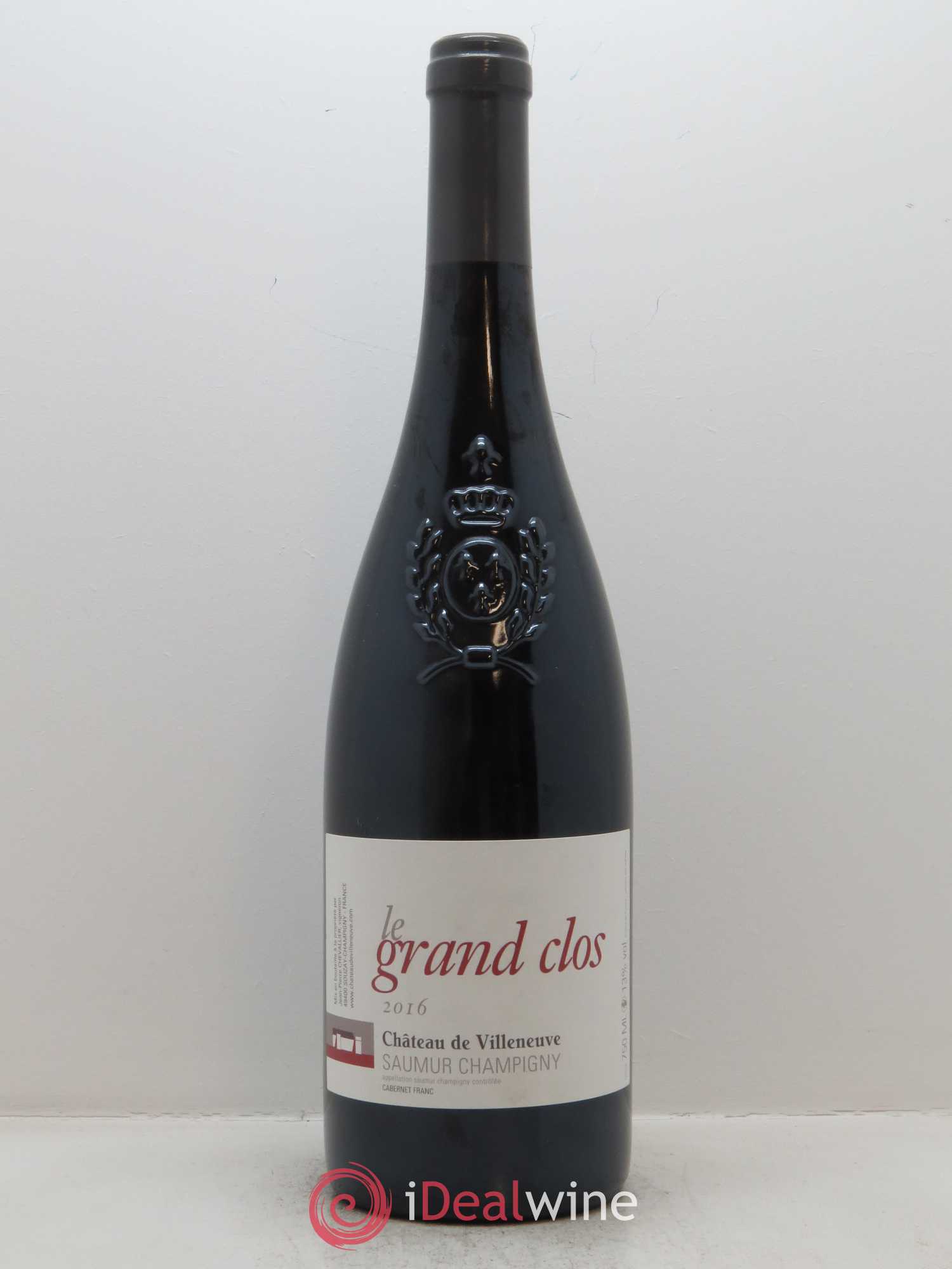 Saumur-Champigny Le Grand Clos Château de Villeneuve 2016 - Lot de 1 bouteille - 0