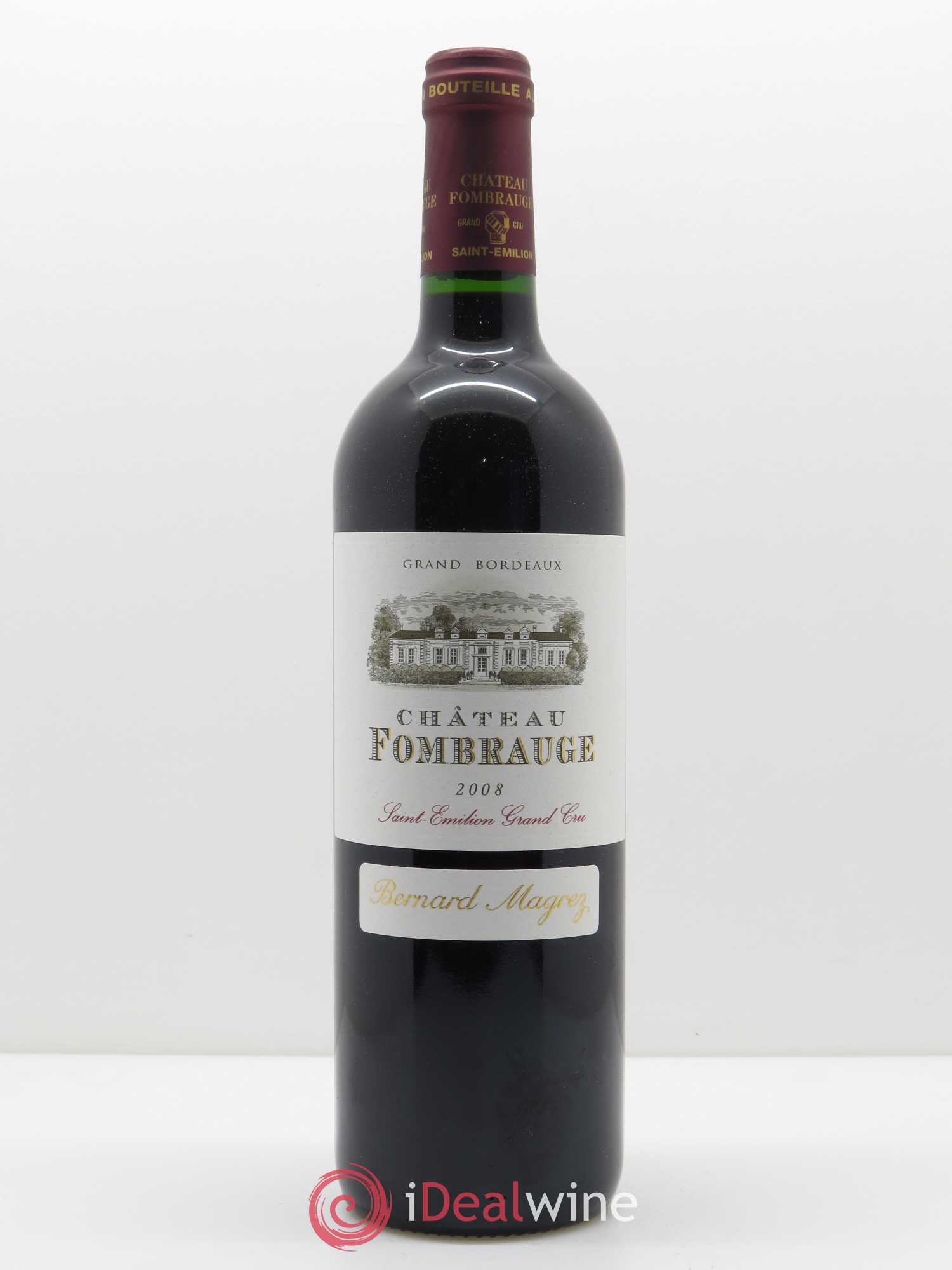 Château Fombrauge Grand Cru Classé 2008 - Lot de 1 bouteille - 0