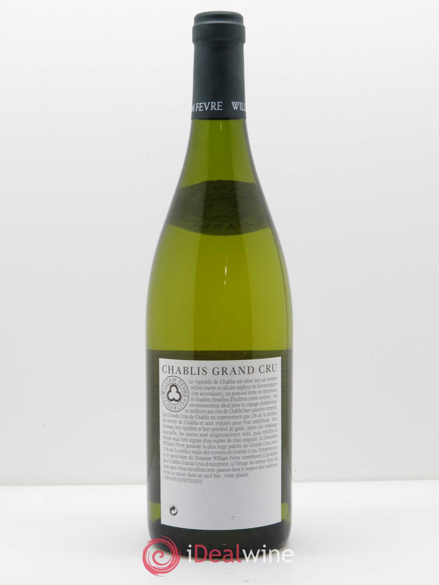 Chablis Grand Cru Bougros Côte Bouguerots William Fèvre 2005 - Lot de 1 bouteille - 1