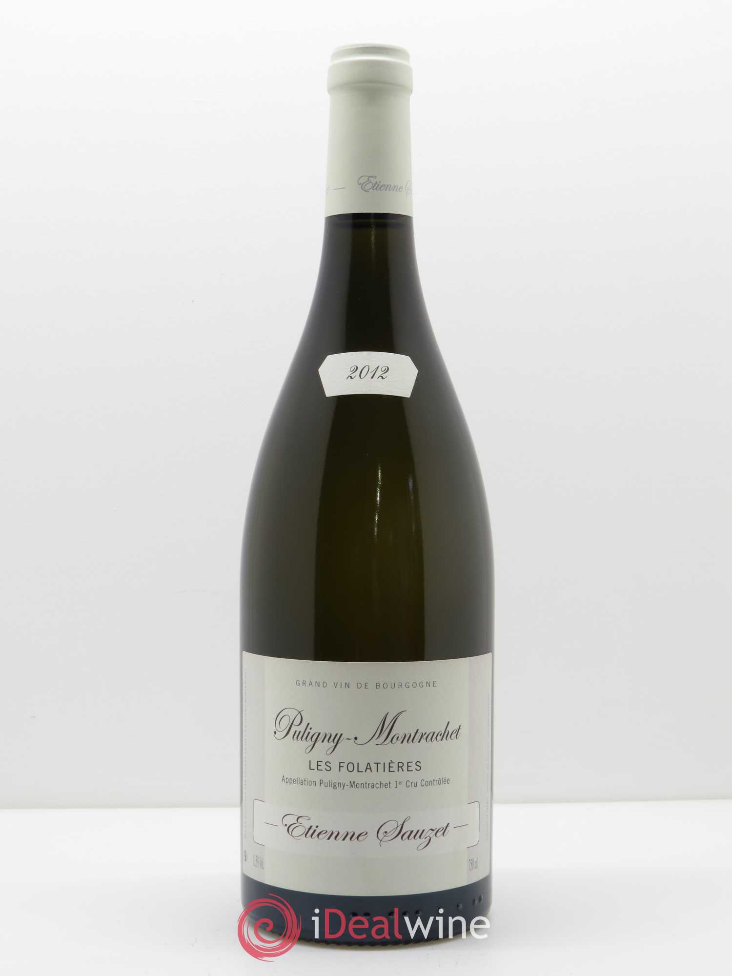 Puligny-Montrachet 1er Cru Les Folatières Etienne Sauzet 2012 - Lot de 1 bouteille - 0