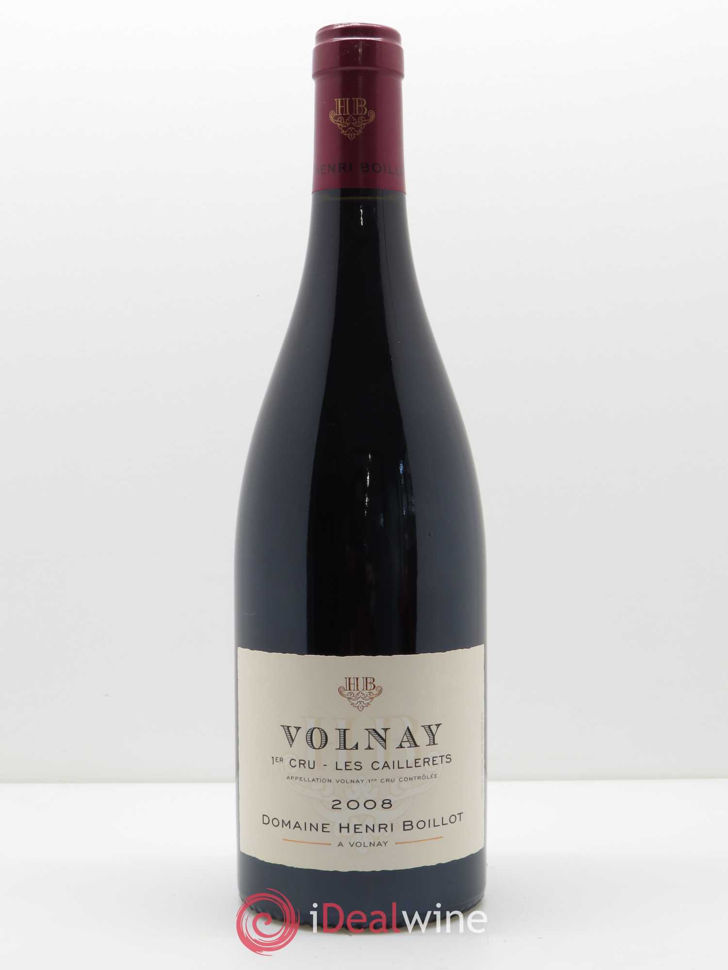 Volnay 1er Cru Les Caillerets Henri Boillot (Domaine) 2008 - Lot de 1 bouteille - 0