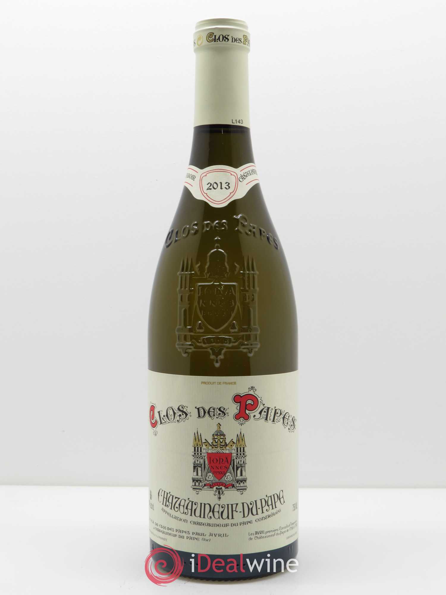 Châteauneuf-du-Pape Clos des Papes - Paul Avril 2013 - Lot de 1 bouteille - 0