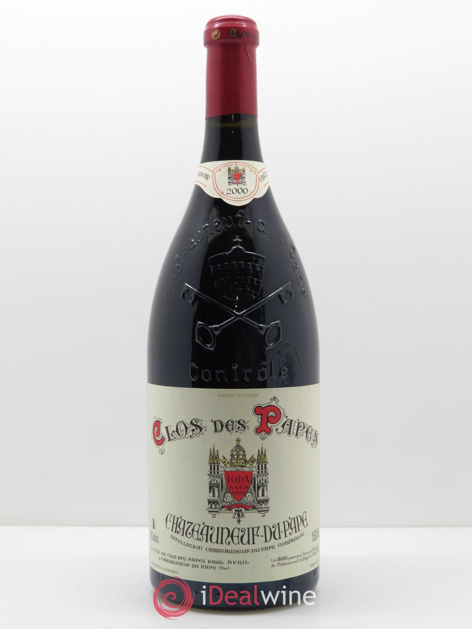 Châteauneuf-du-Pape Clos des Papes - Paul Avril 2000 - Lot de 1 magnum - 0