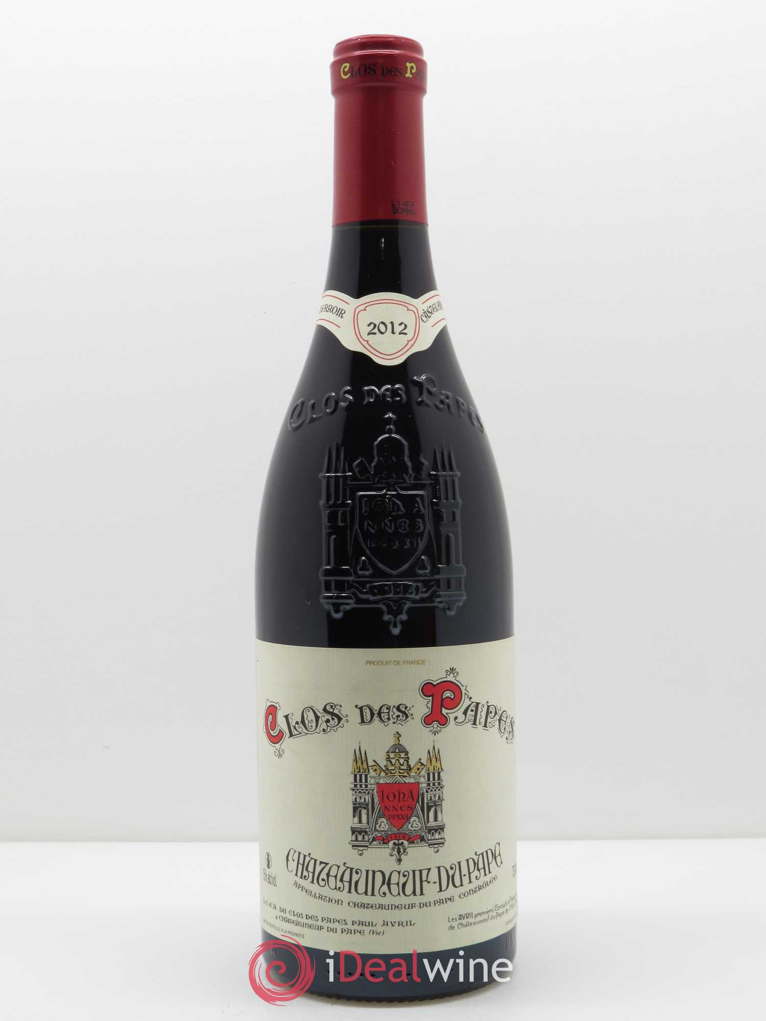 Châteauneuf-du-Pape Clos des Papes - Paul Avril 2012 - Lot de 1 bouteille - 0