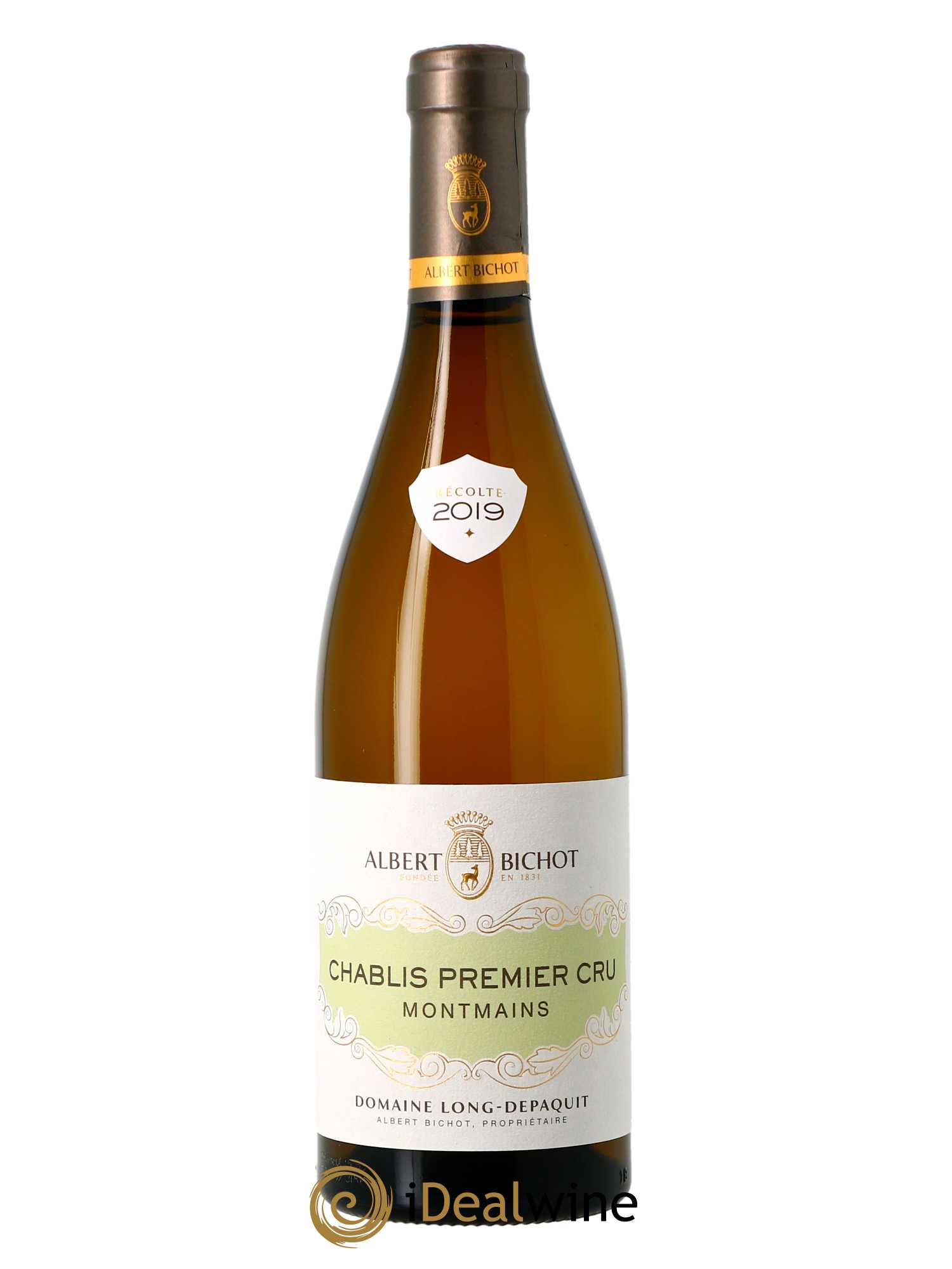 Chablis 1er Cru Montmains Long Depaquit - Albert Bichot (Domaine) 2019 - Lot of 1 bottle - 0