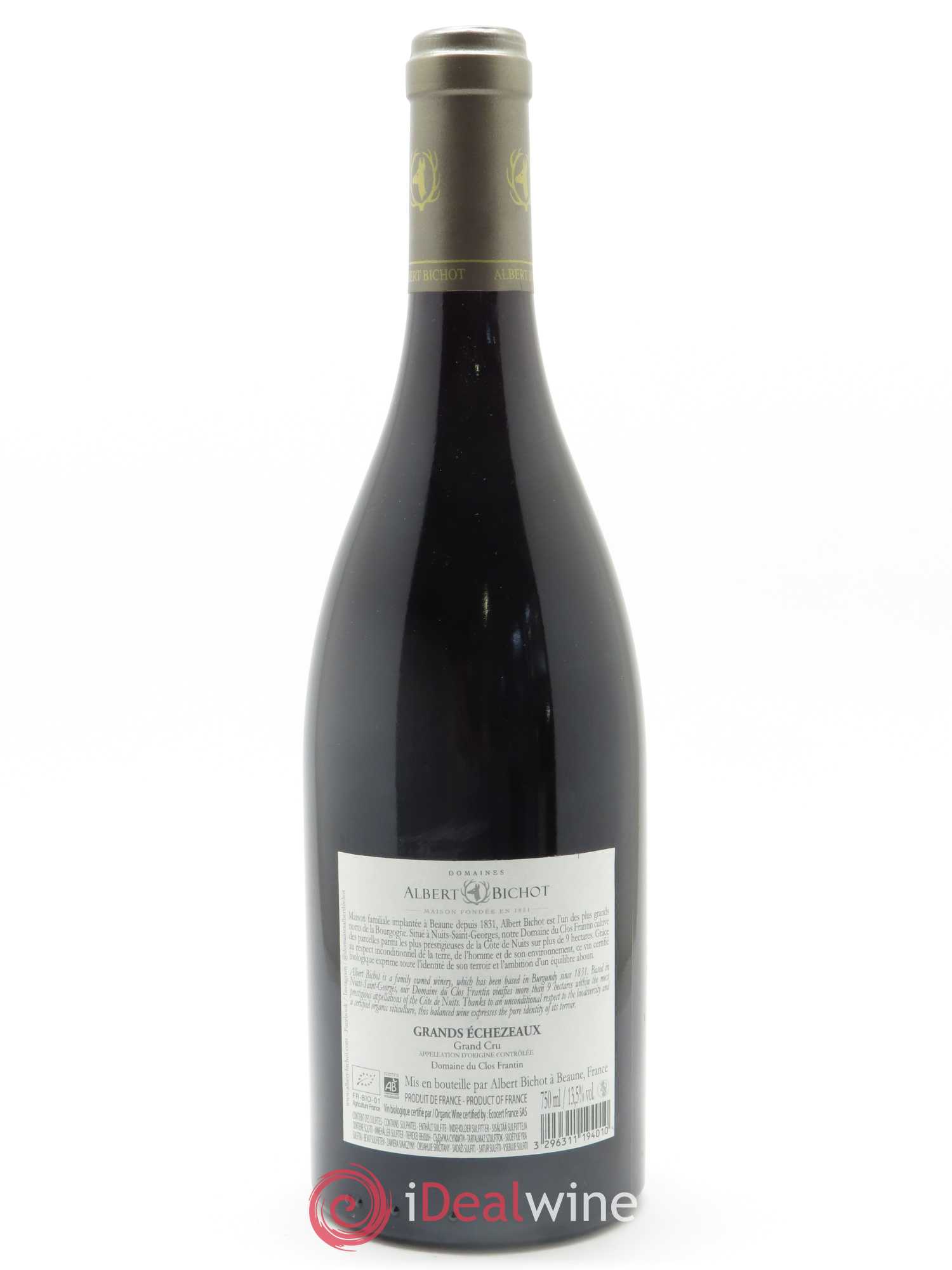 Grands-Echezeaux Grand Cru Clos Frantin - Albert Bichot 2018 - Lot de 1 bouteille - 1