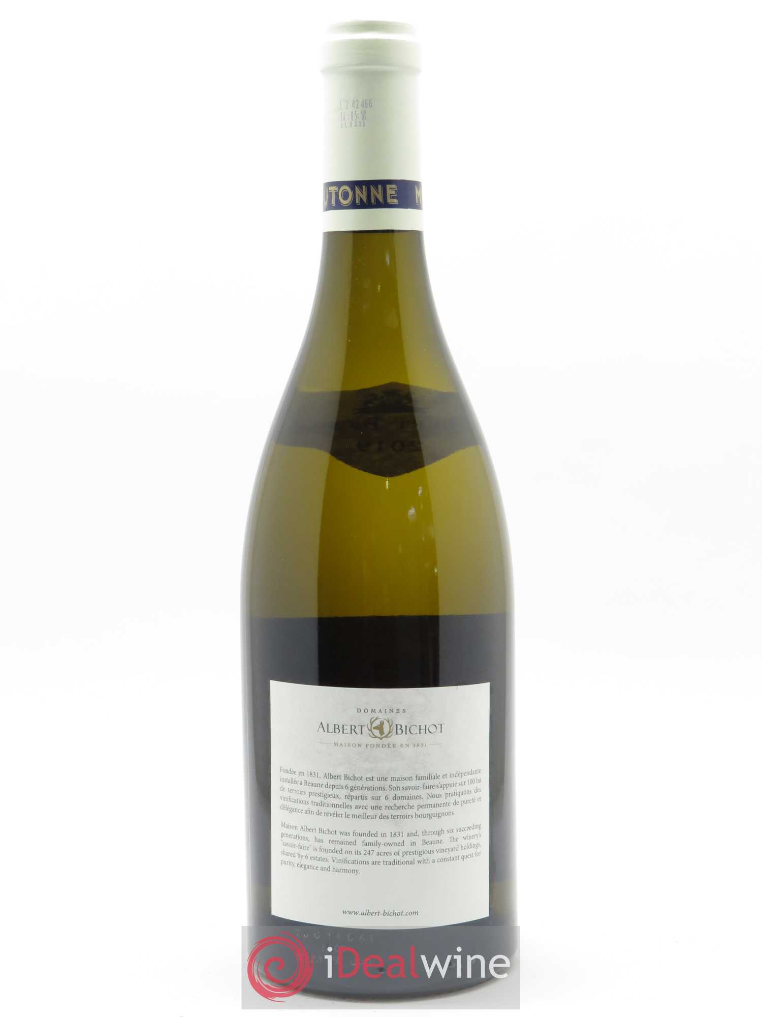 Chablis Grand Cru Moutonne Long Depaquit - Albert Bichot (Domaine) 2019 - Lot de 1 bouteille - 1