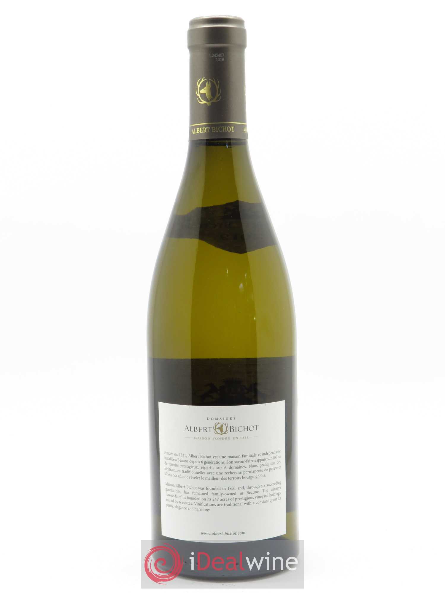 Chablis 1er Cru Montée de Tonnerre Long Depaquit - Albert Bichot (Domaine) 2019 - Lot de 1 bouteille - 1