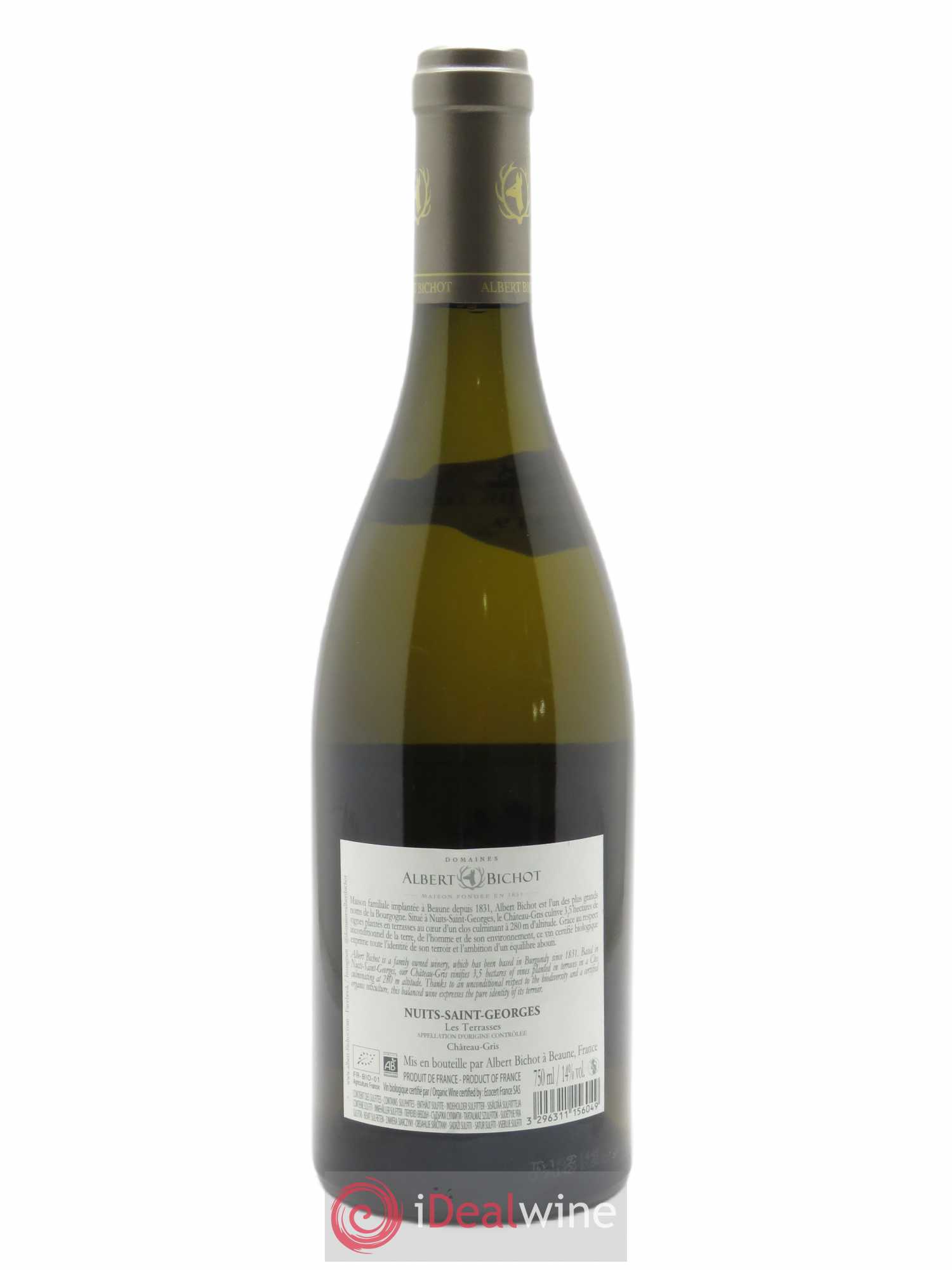 Nuits-Saint-Georges Les Terrasses Château Gris - Albert Bichot 2019 - Lot de 1 bouteille - 1