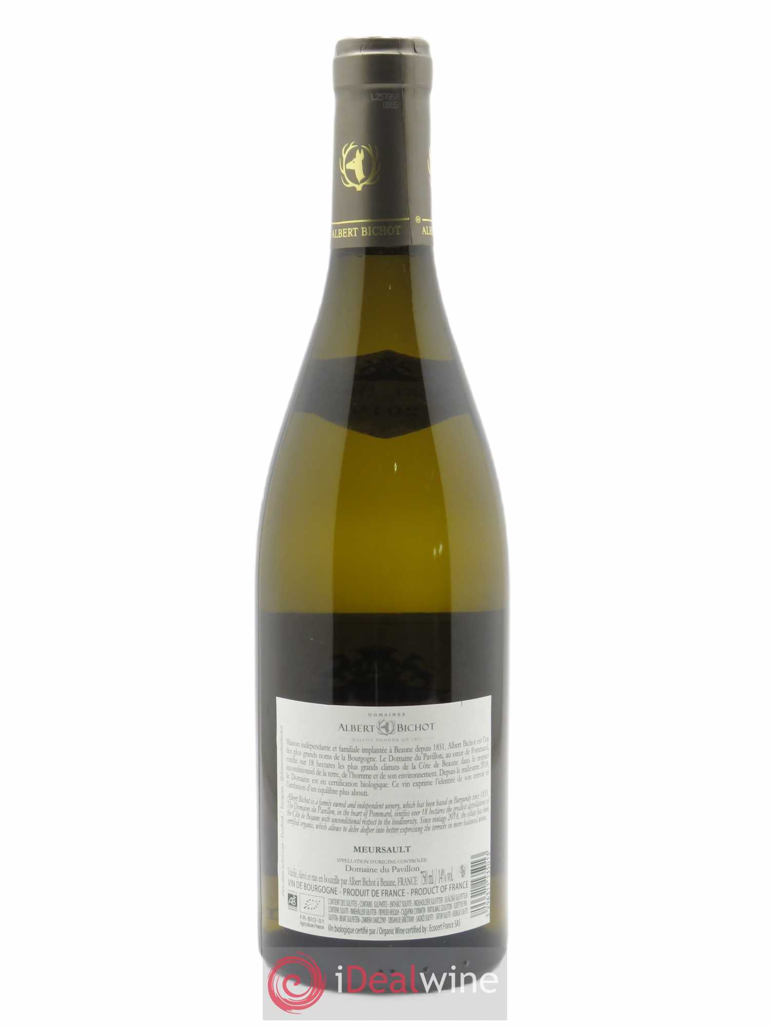Meursault Domaine du Pavillon - Albert Bichot 2019 - Lot de 1 bouteille - 1