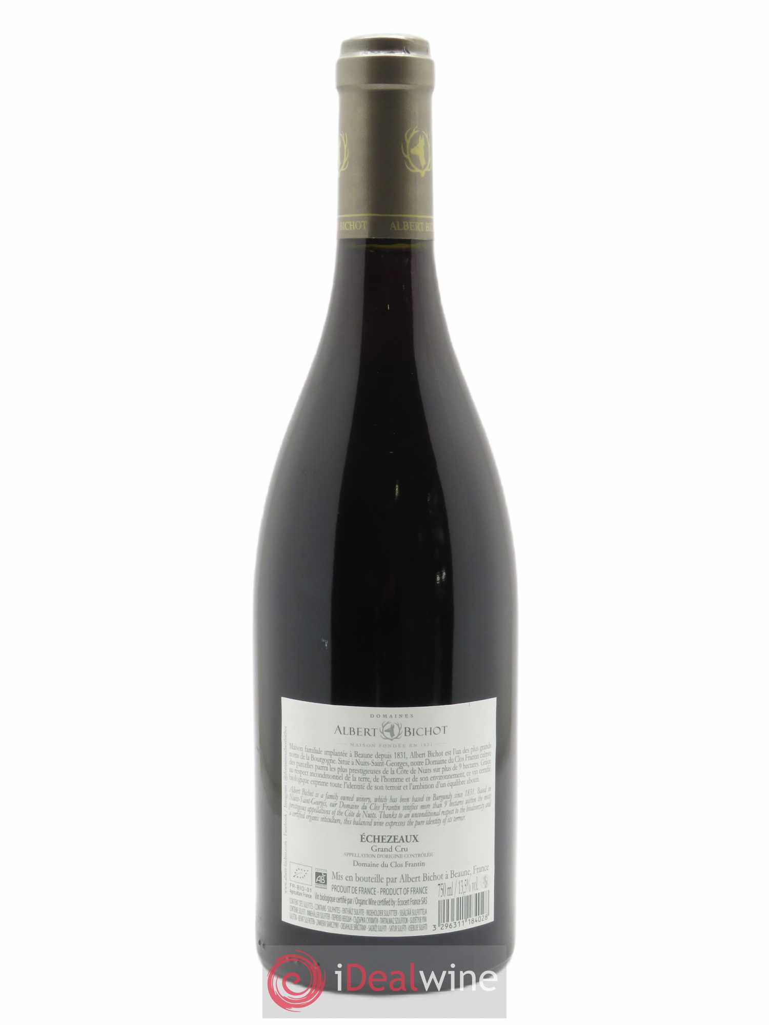 Echezeaux Grand Cru Echezeaux  Clos Frantin - Albert Bichot 2019 - Lot de 1 bouteille - 1