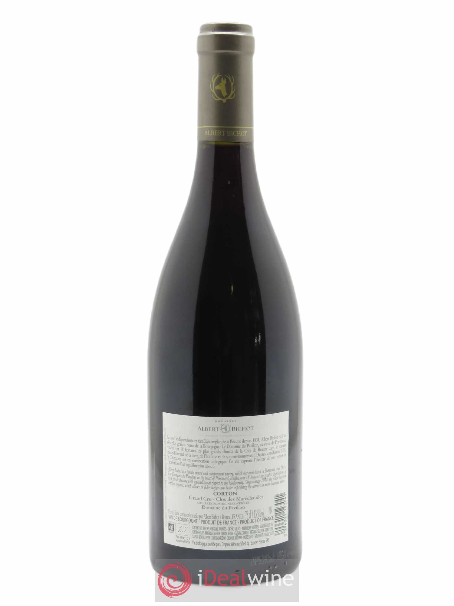 Corton Grand Cru Clos des Maréchaudes Domaine du Pavillon - Albert Bichot 2019 - Lot de 1 bouteille - 1