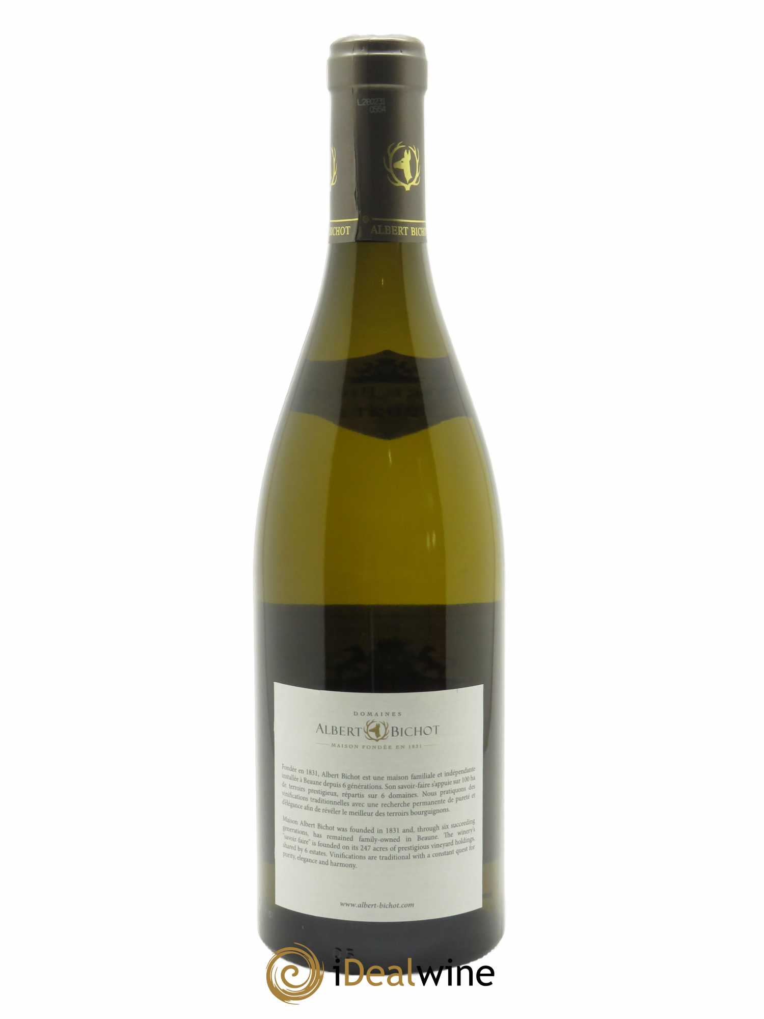 Chablis 1er Cru Montmains Long Depaquit - Albert Bichot (Domaine)  2021 - Lot de 1 bouteille - 1