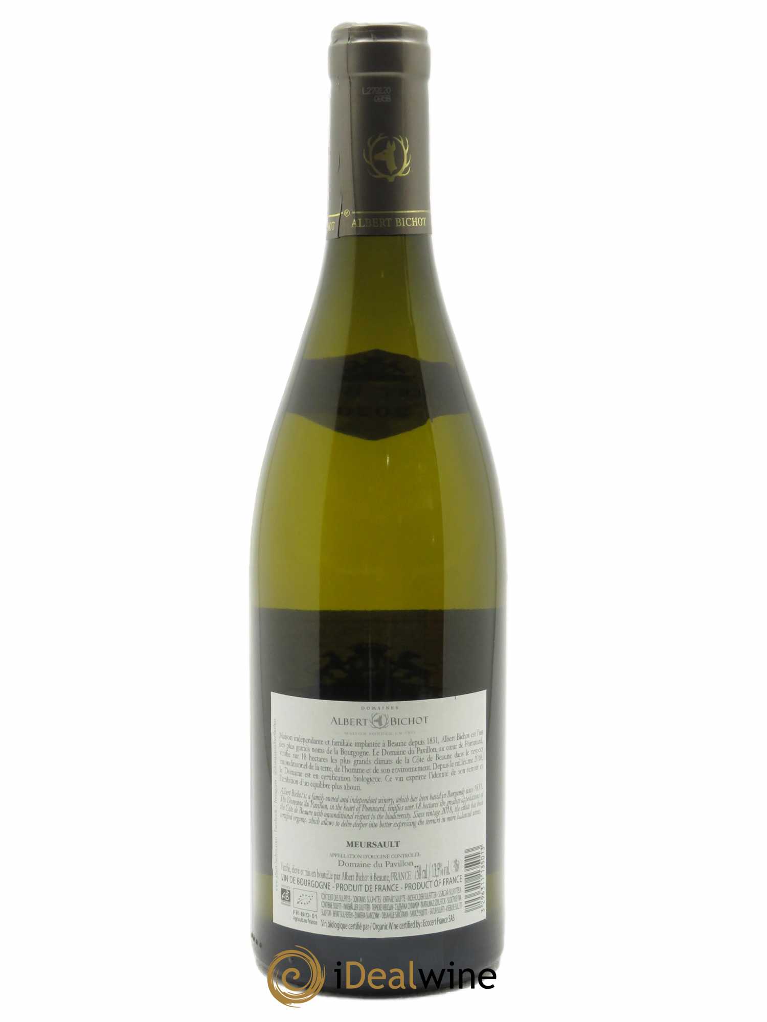 Meursault Domaine du Pavillon - Albert Bichot 2020 - Lot de 1 bouteille - 1
