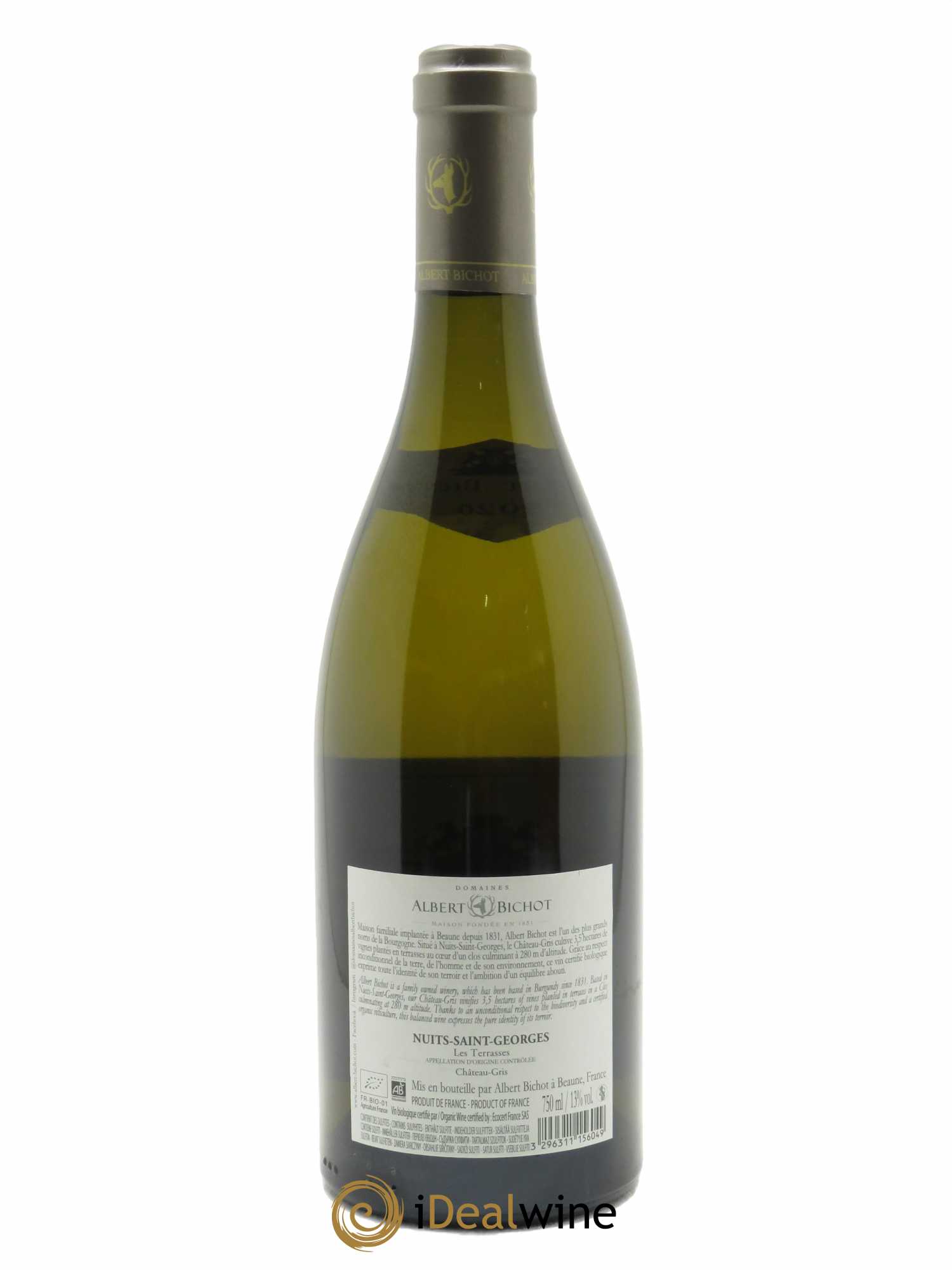 Nuits-Saint-Georges Les Terrasses Château Gris - Albert Bichot 2020 - Lot of 1 bottle - 1