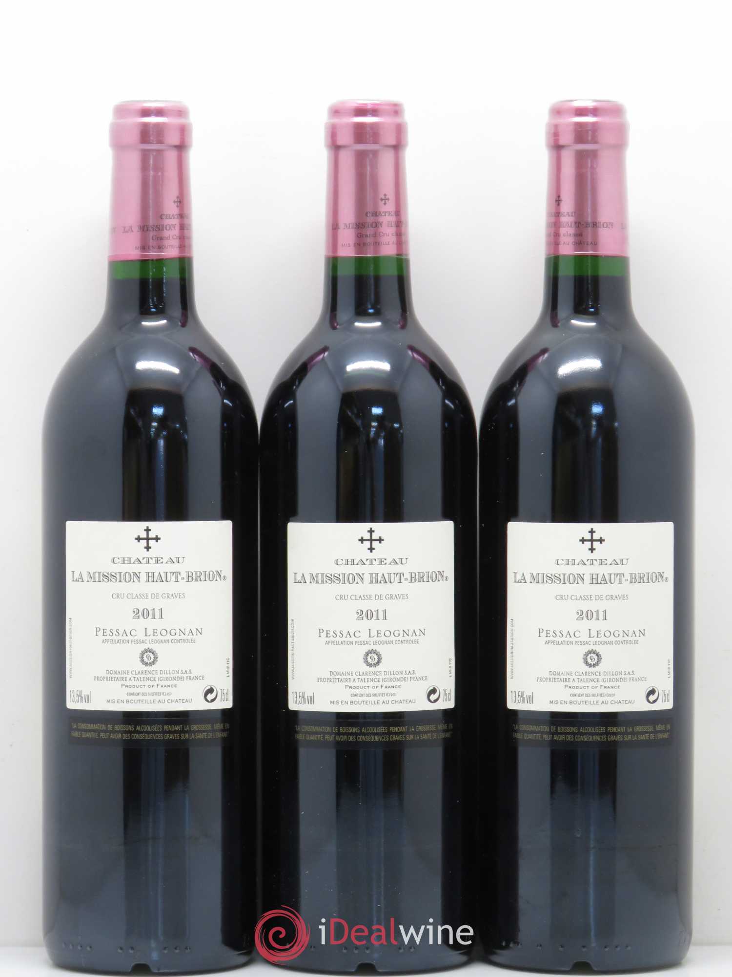 Château la Mission Haut-Brion Cru Classé de Graves 2011 - Lot de 6 bouteilles - 4