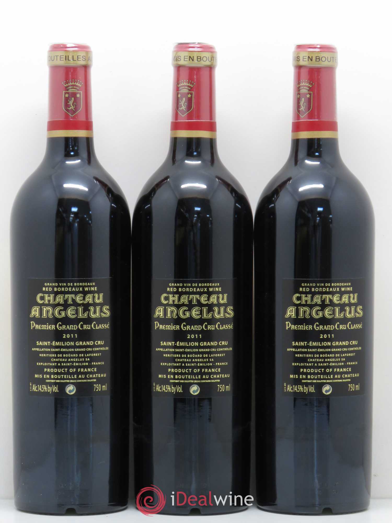 Château Angélus 1er Grand Cru Classé A 2011 - Lot de 12 bouteilles - 2