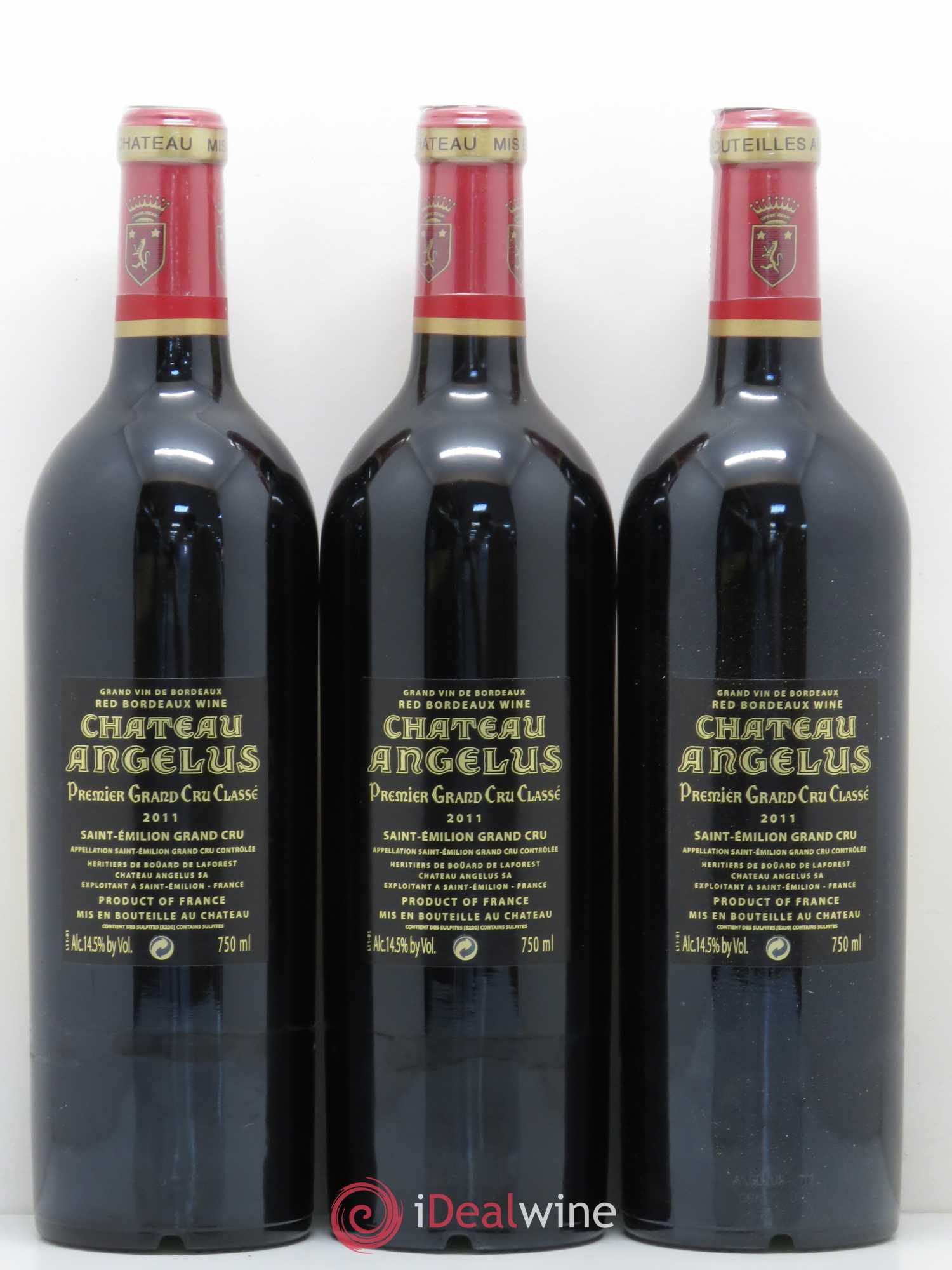 Château Angélus 1er Grand Cru Classé A 2011 - Lot de 12 bouteilles - 6