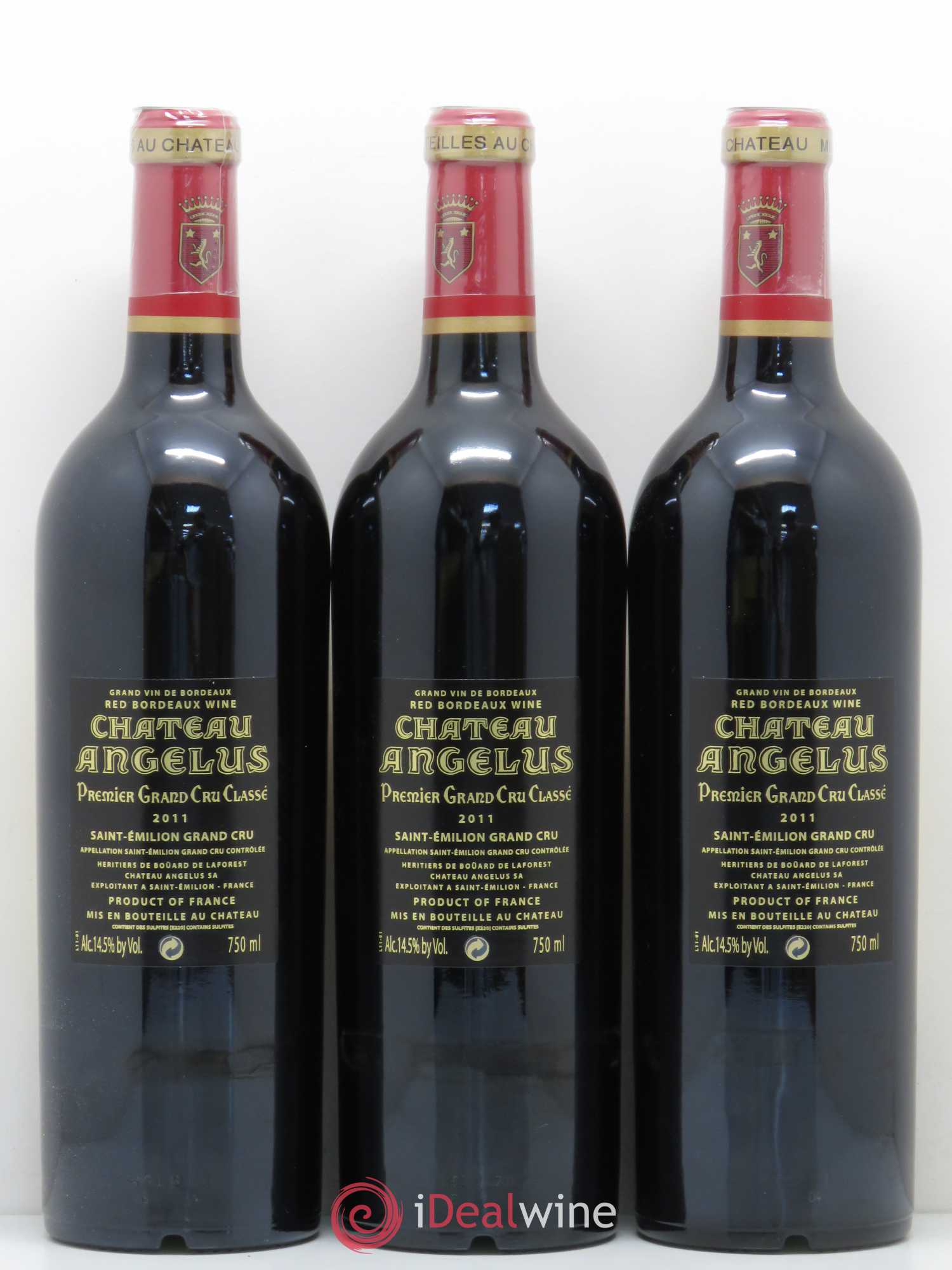Château Angélus 1er Grand Cru Classé A 2011 - Lot de 12 bouteilles - 8