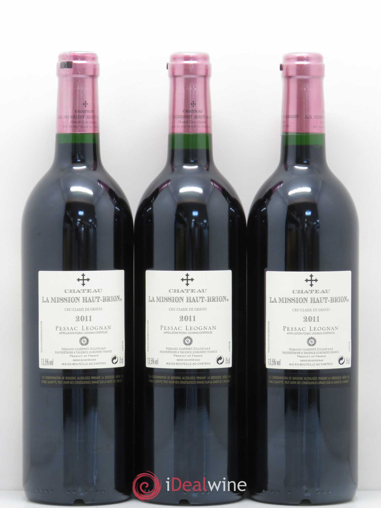 Château la Mission Haut-Brion Cru Classé de Graves 2011 - Lot de 6 bouteilles - 2
