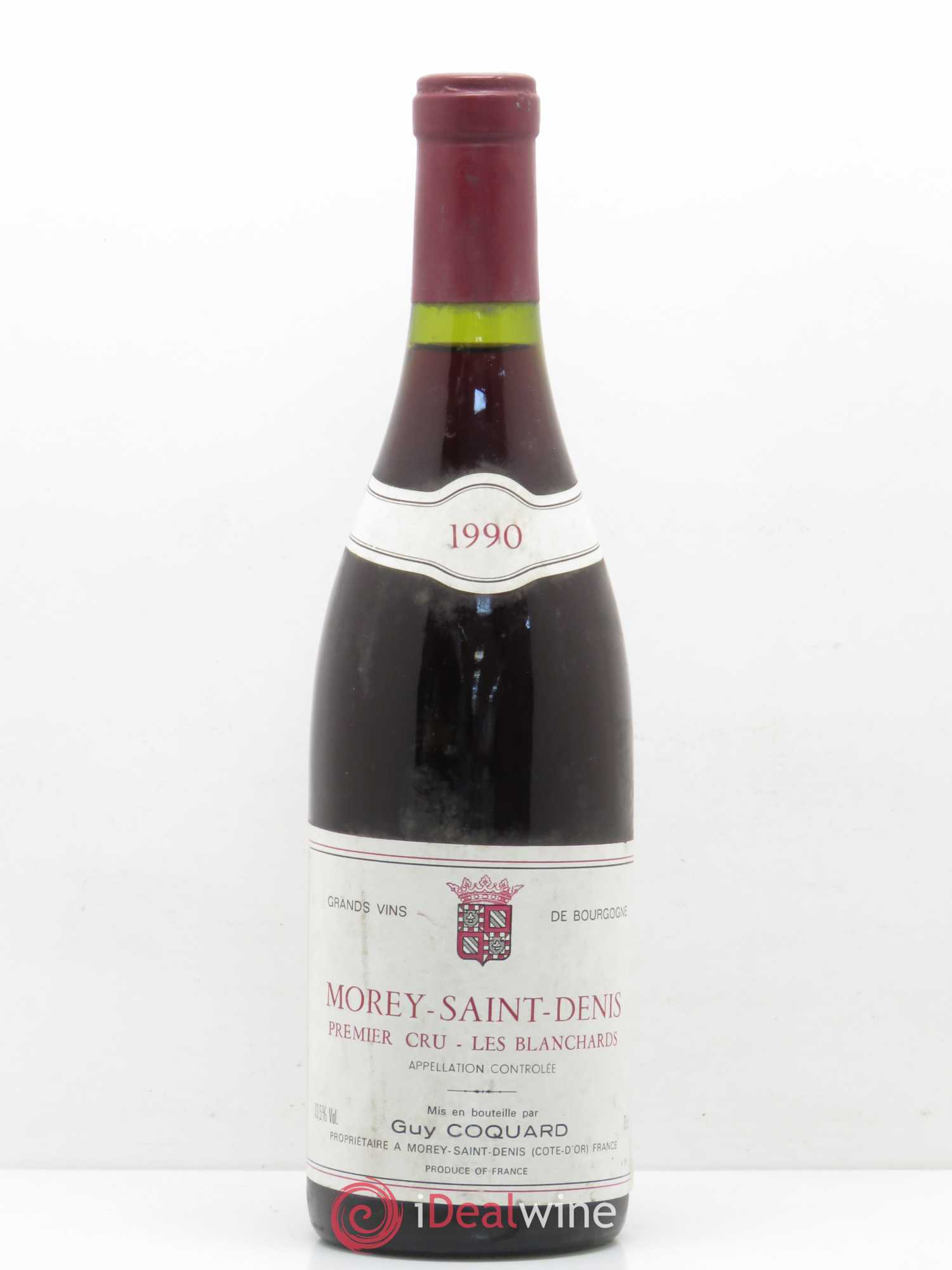 Morey-Saint-Denis 1er Cru Les Blanchards Guy Coquard 1990 - Posten von 1 Flasche - 0