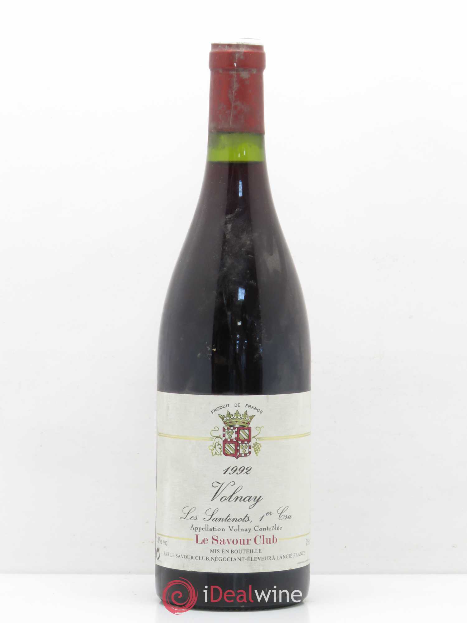 Volnay 1er Cru Les Santenots Savour Club 1992 - Posten von 1 Flasche - 0
