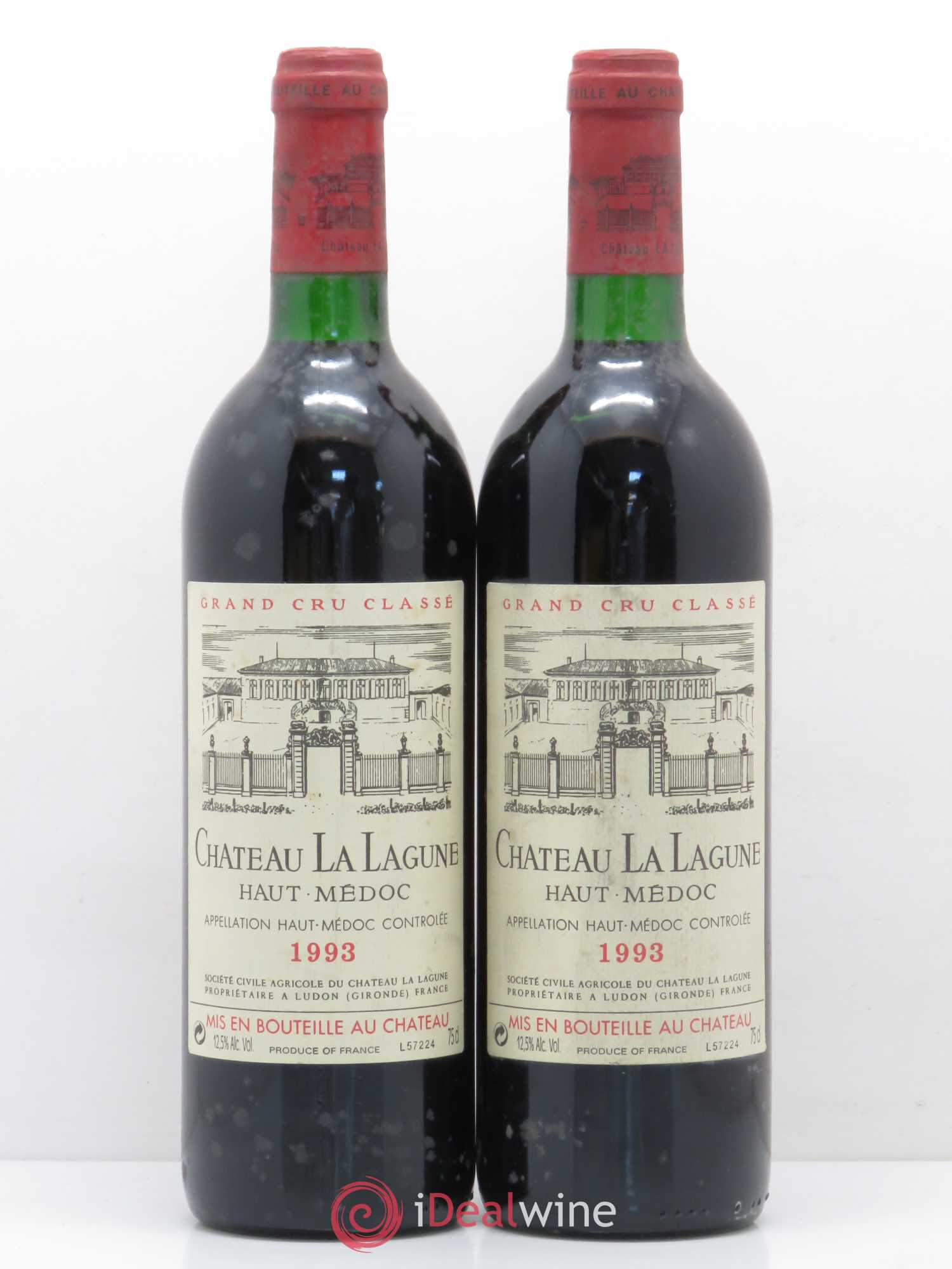 Château la Lagune 3ème Grand Cru Classé (sans prix de réserve) 1993 - Lot de 2 bouteilles - 0