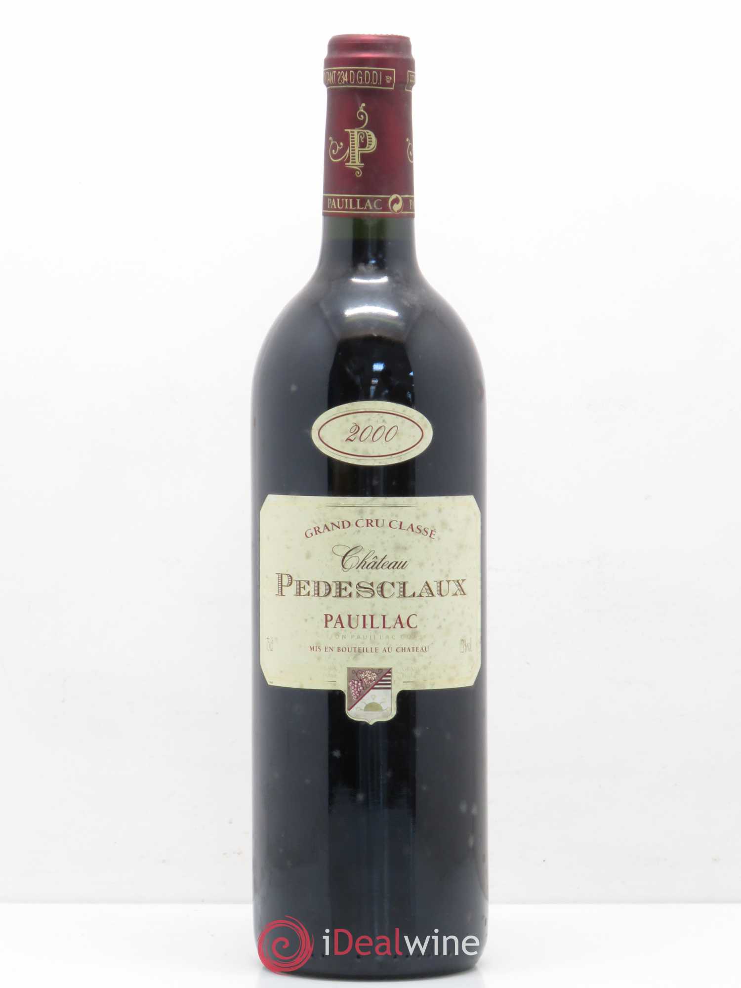 Château Pedesclaux 5ème Grand Cru Classé 2000 - Lot de 1 bouteille - 0