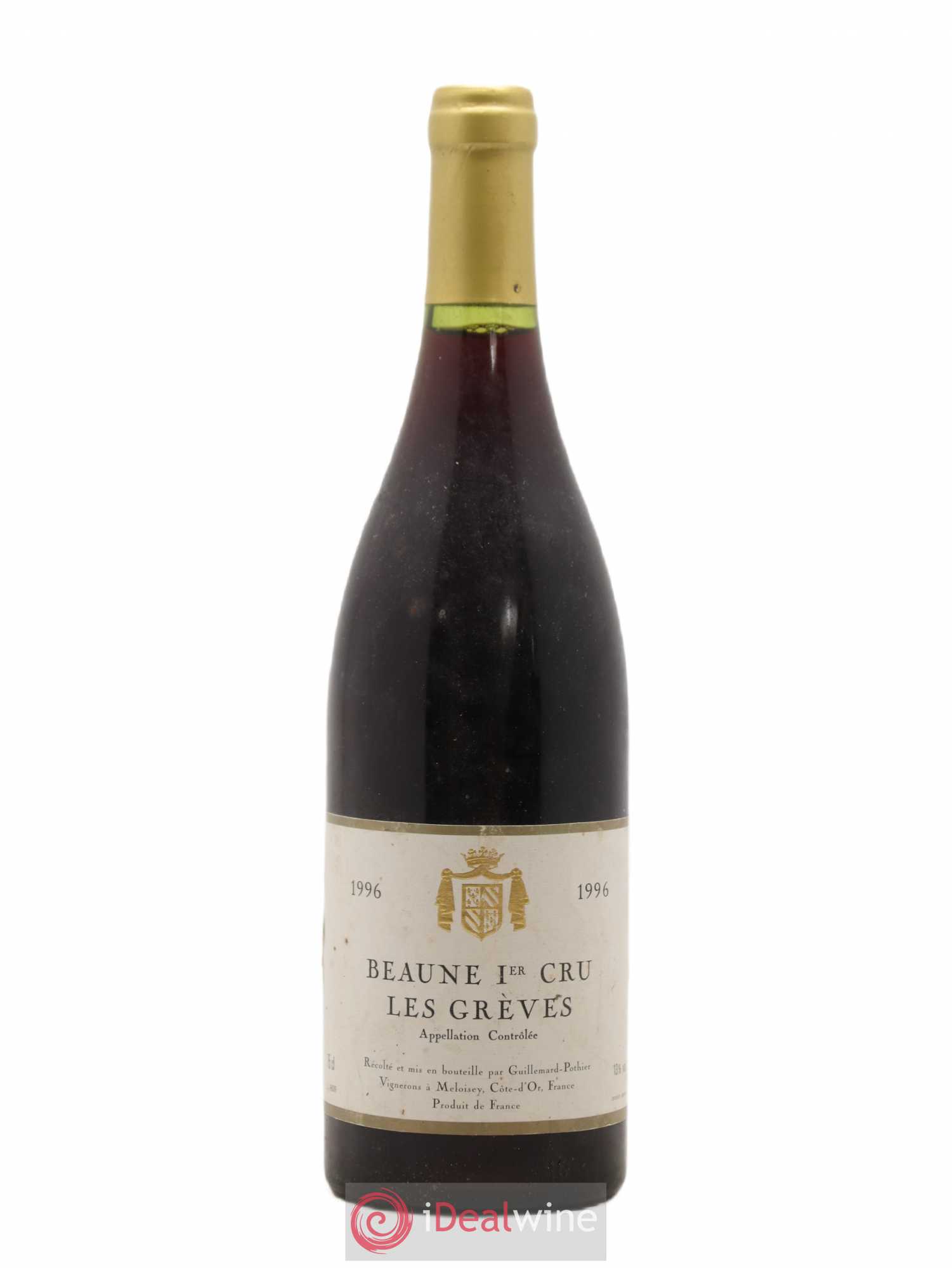 Beaune 1er Cru Greves Guillemard Pothier (sans prix de réserve) 1996 - Posten von 1 Flasche - 0