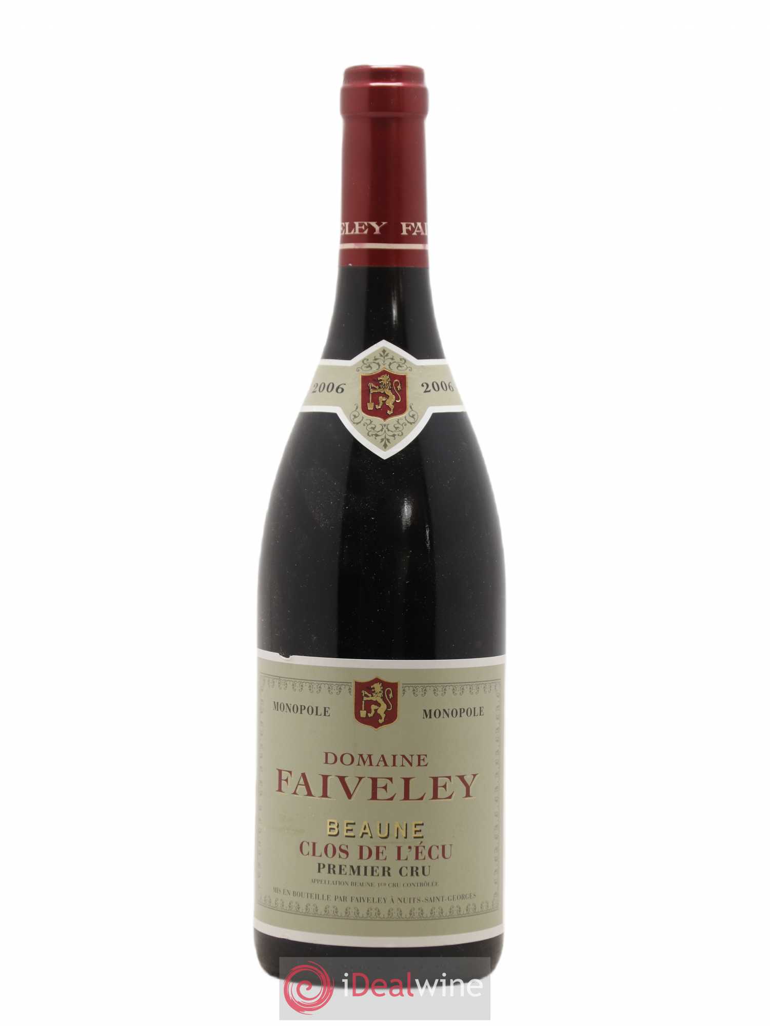 Beaune 1er Cru Clos de l'Ecu Faiveley 2006 - Lot de 1 bouteille - 0